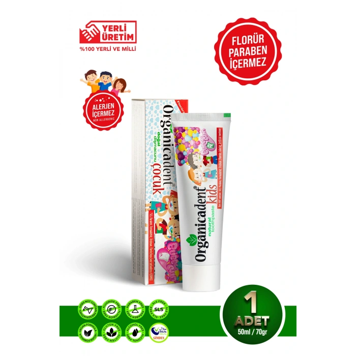 Organicadent Doğal Çocuk Diş Macunu 50 Ml