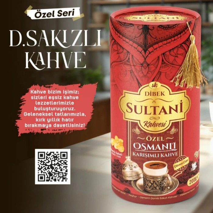 Osmanlı Damla Sakızlı Dibek Kahvesi 200g