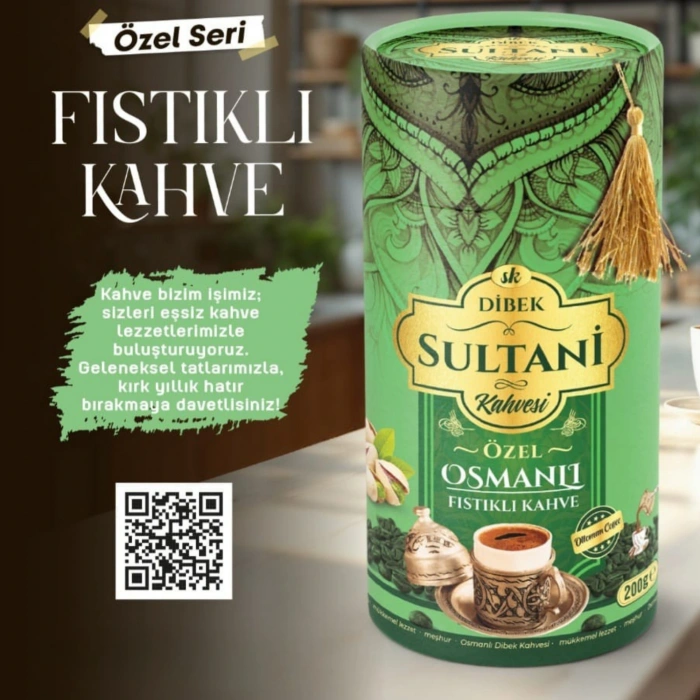 Osmanlı Fıstıklı Dibek Kahvesi 200g