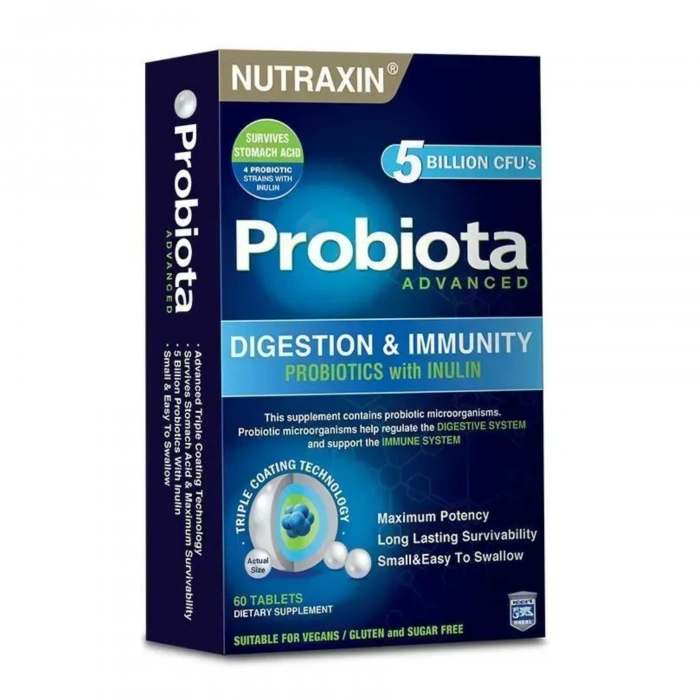 Nutraxin Probiota Advanced - Probiyotik Takviyesi 60 Tablet
