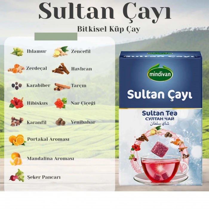 Mindivan Sultan Küp Şeklinde Kış Çayı 150 gr