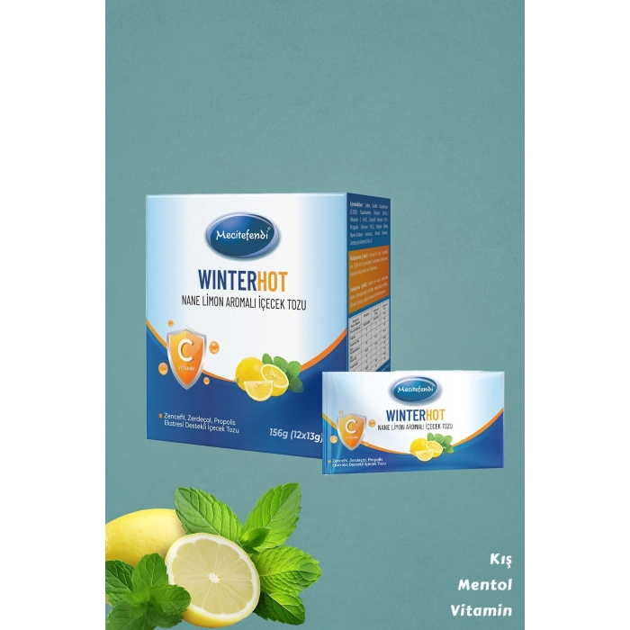 Mecitefendi Winter Hot Nane Limon Aromalı İçecek Tozu