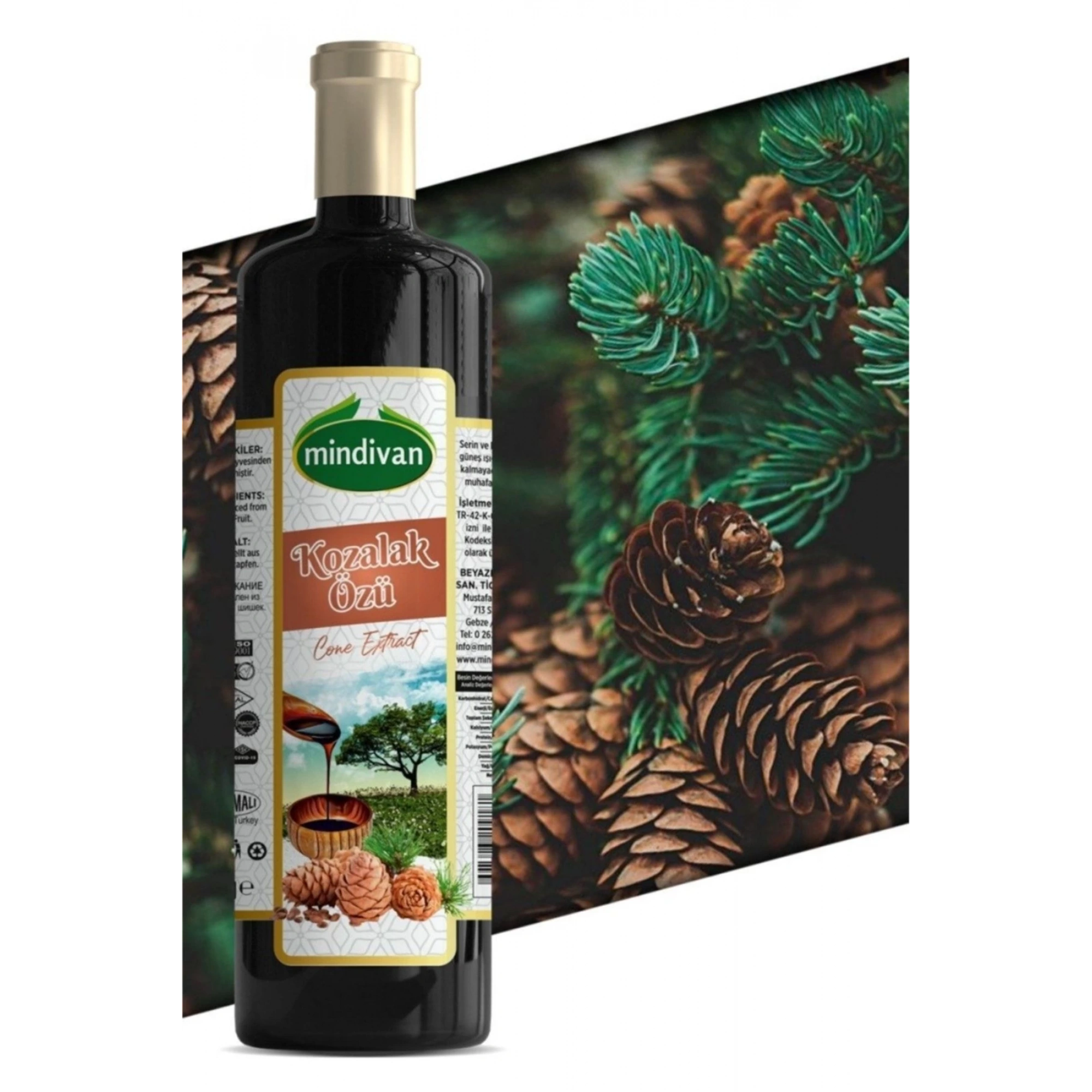 Doğal Kozalak Özü 700g (soğuk Sıkım)