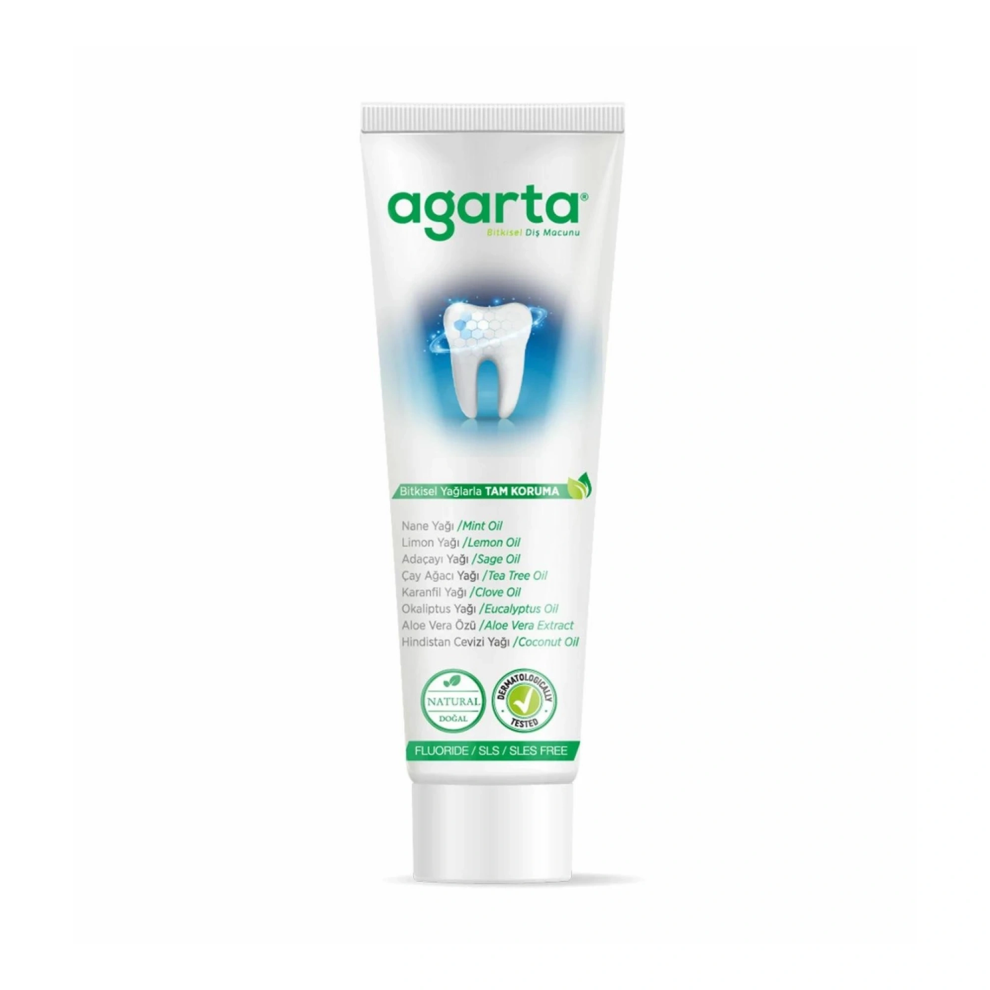 Doğal Bitki Özlü Florürsüz Diş Macunu 100 Ml/130 Gr