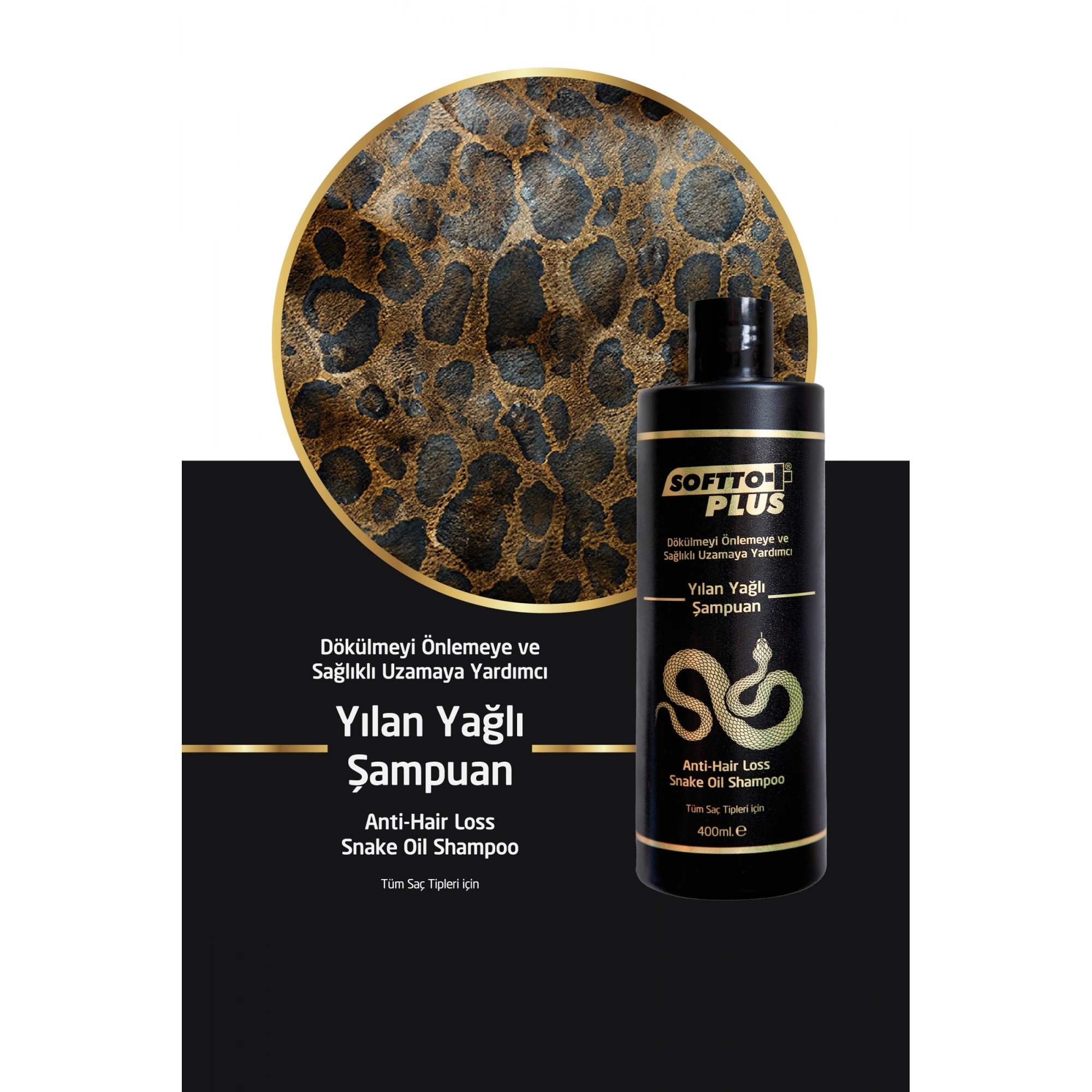 Softto Plus Dökülme Önleyici Yılan Yağlı Şampuan 400 Ml