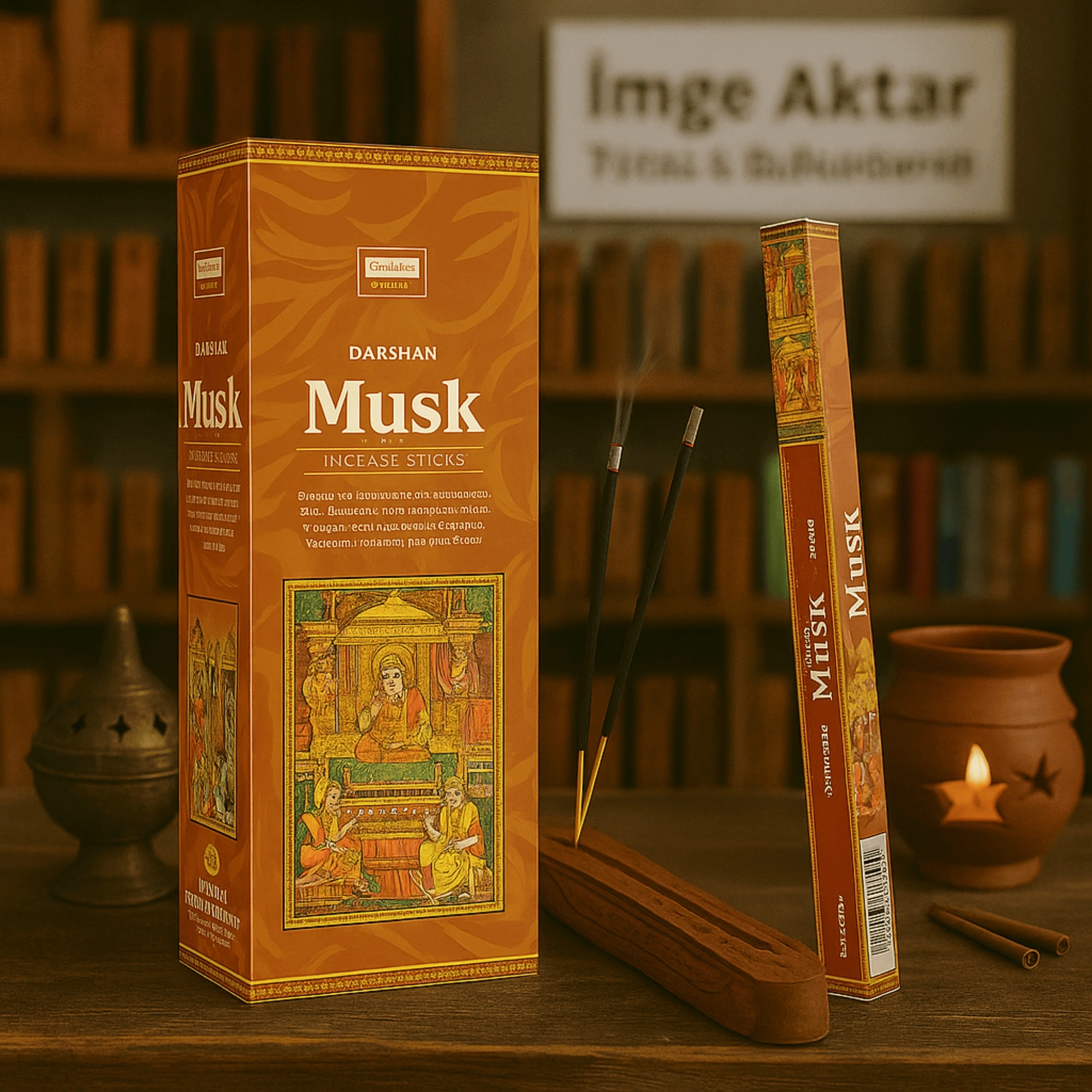 Darshan İncense Musk 20li Çubuk Tütsü 