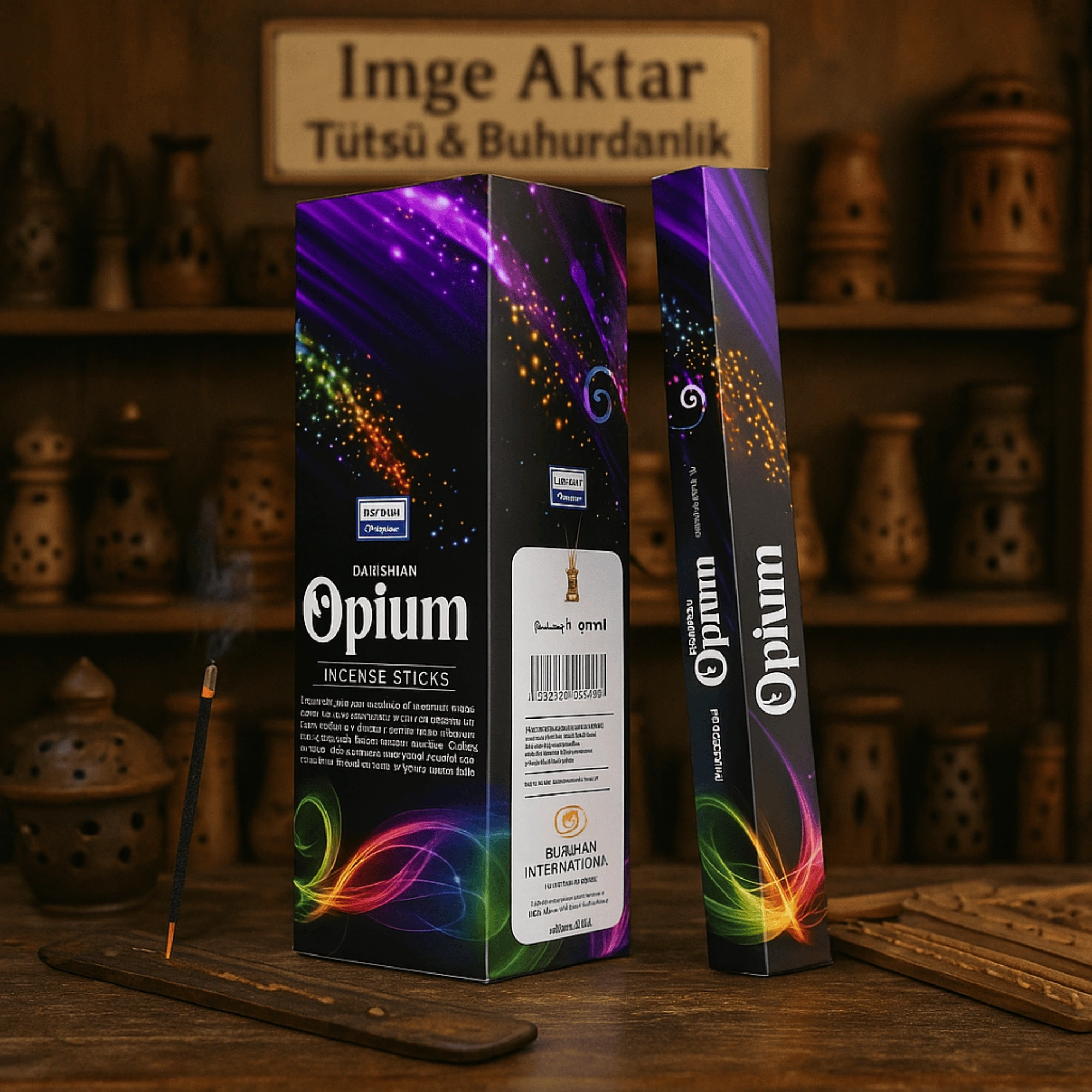 Darshan Opium (Afyon Çiçeği) Çubuk Tütsü (20li Paket) - Egzotik ve Mistik