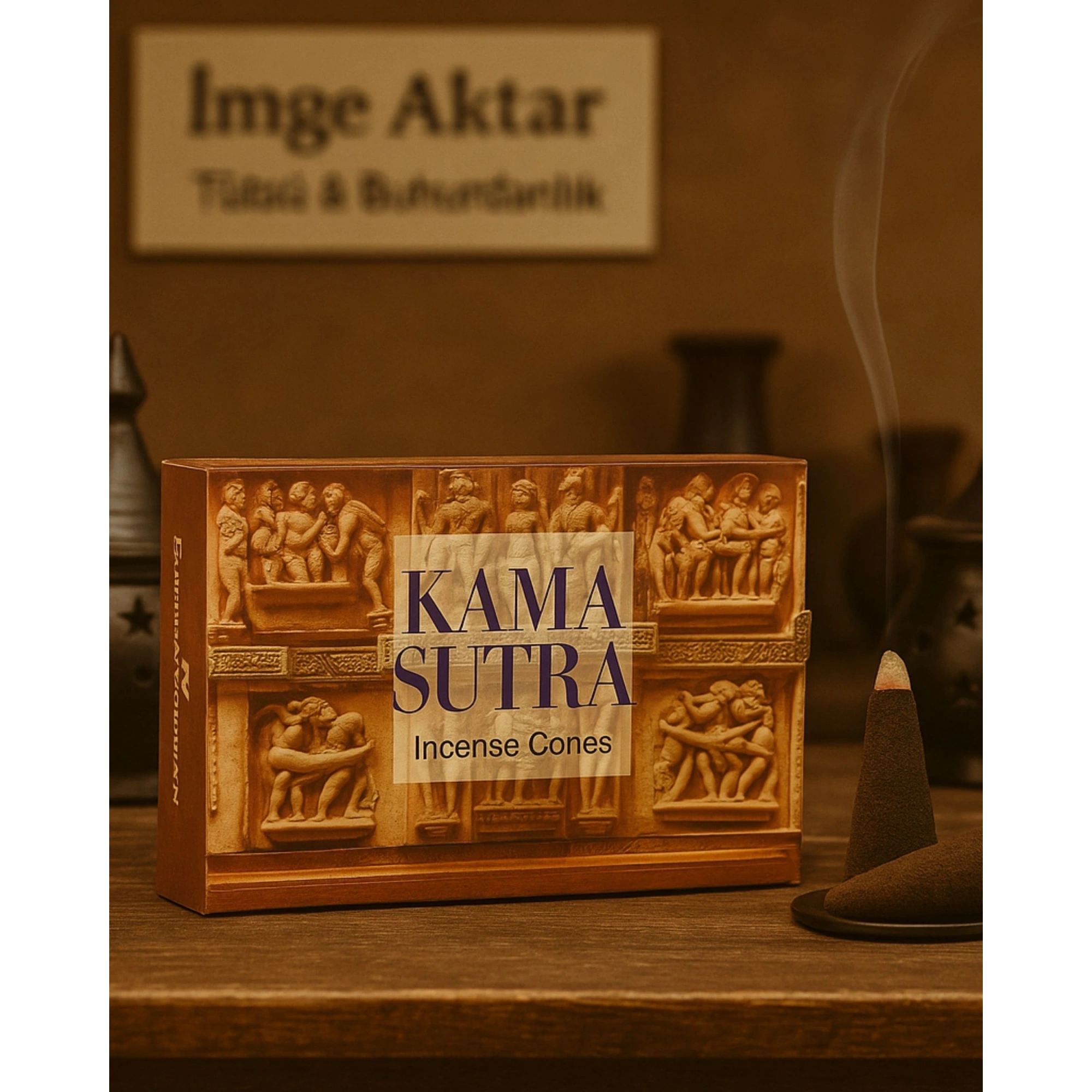 Darshan İncense Kamasutra Konik Tütsü 10 Adet