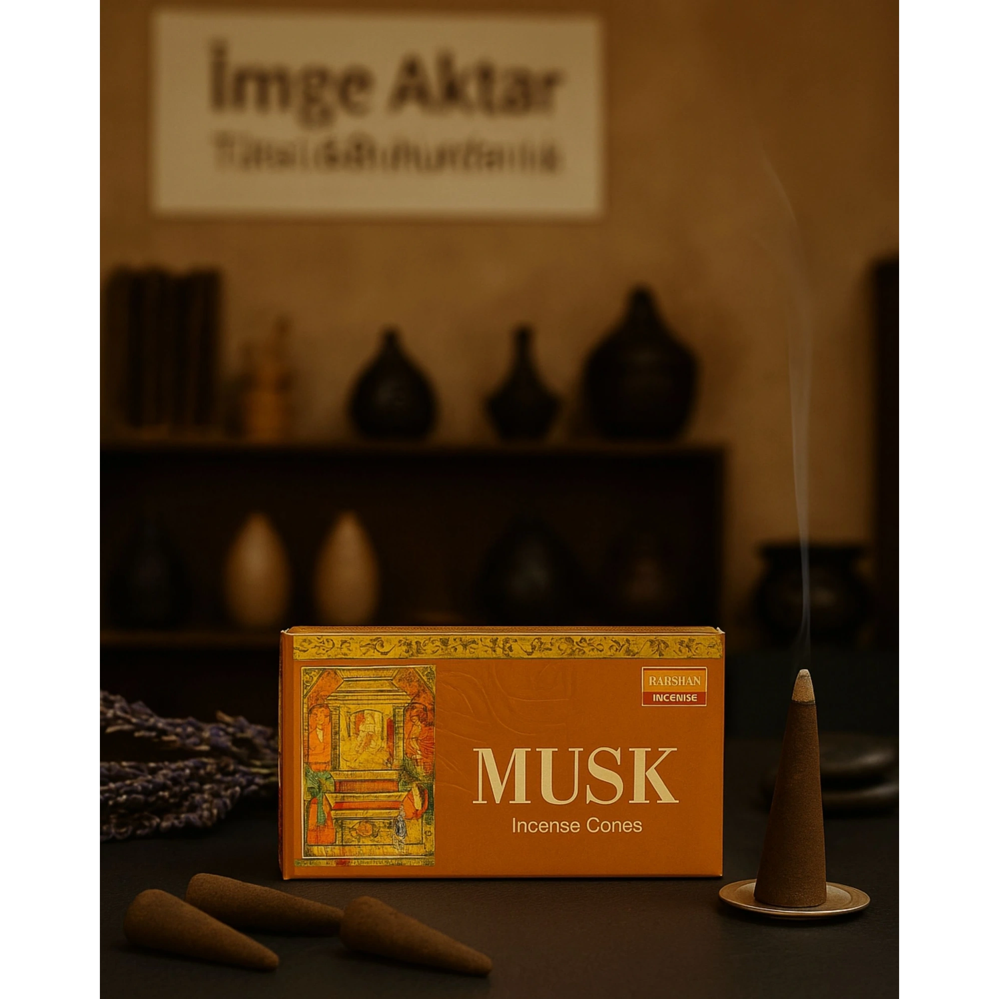 Darshan İncense Musk KonikTütsü 10 Adet