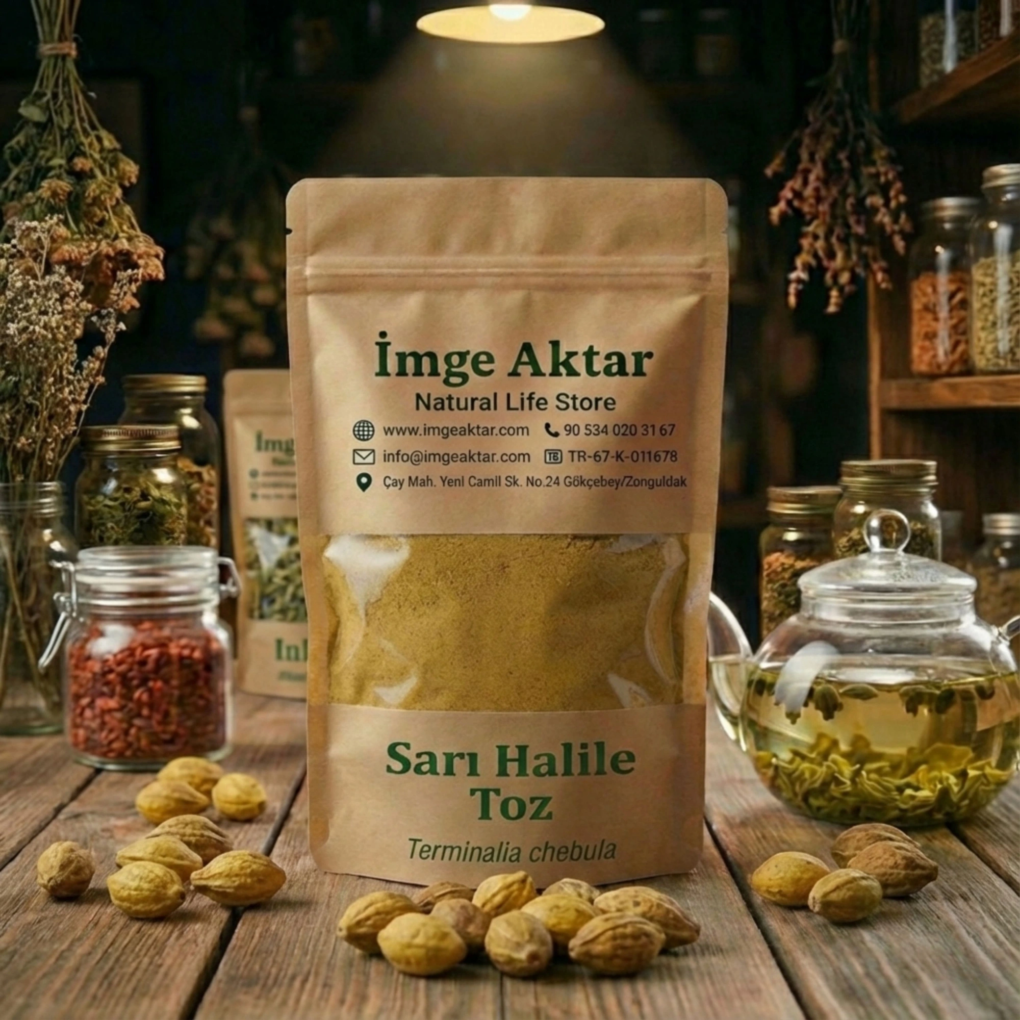 Sarı Halile Tozu 100g