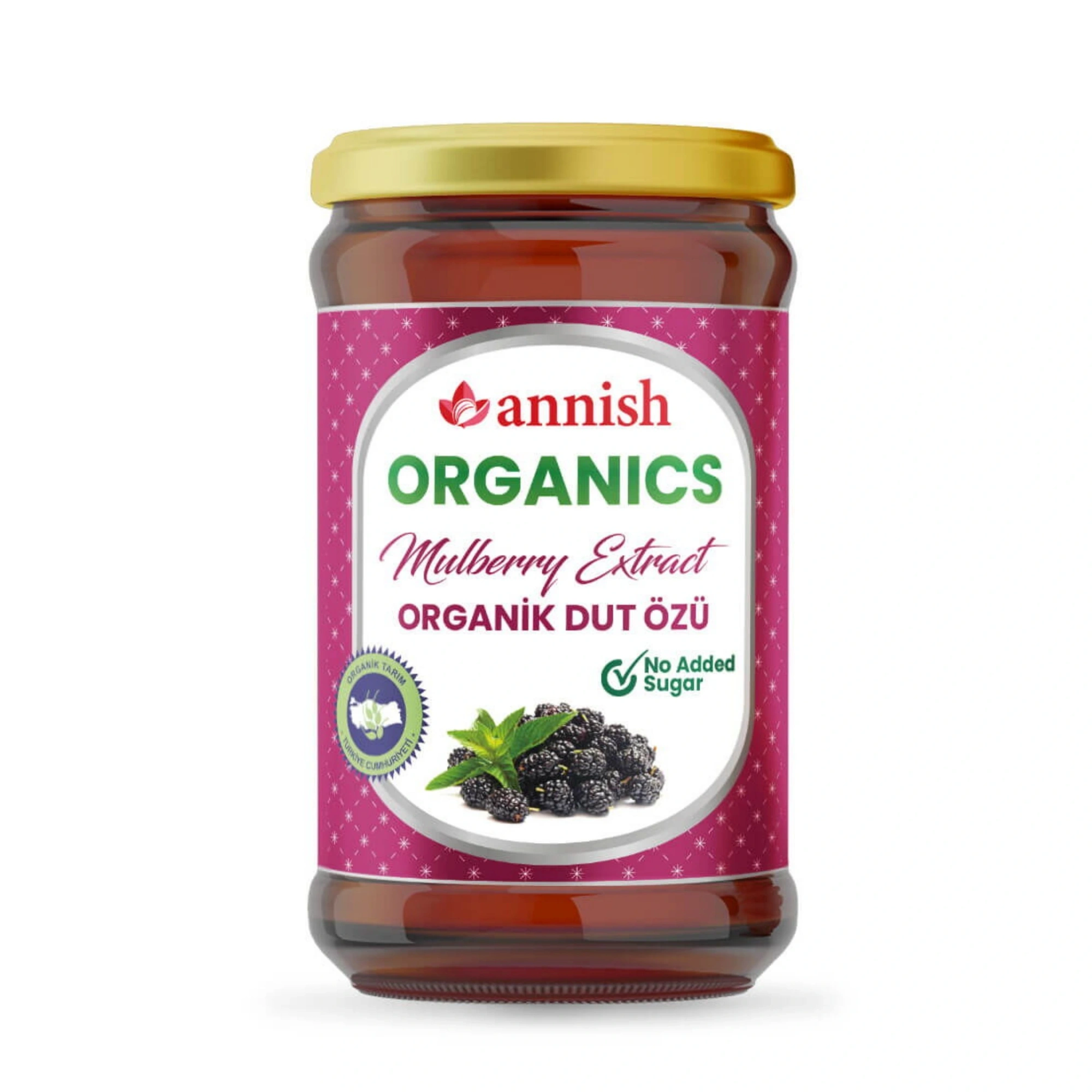 Organik Karadut Özü 640g - Şeker İlavesiz ve %100 Doğal