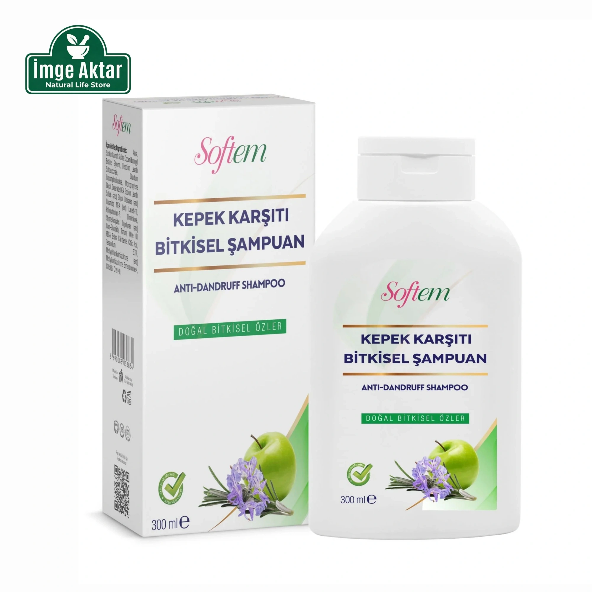 Softem Kepek Önleyici Şampuan 300 Ml