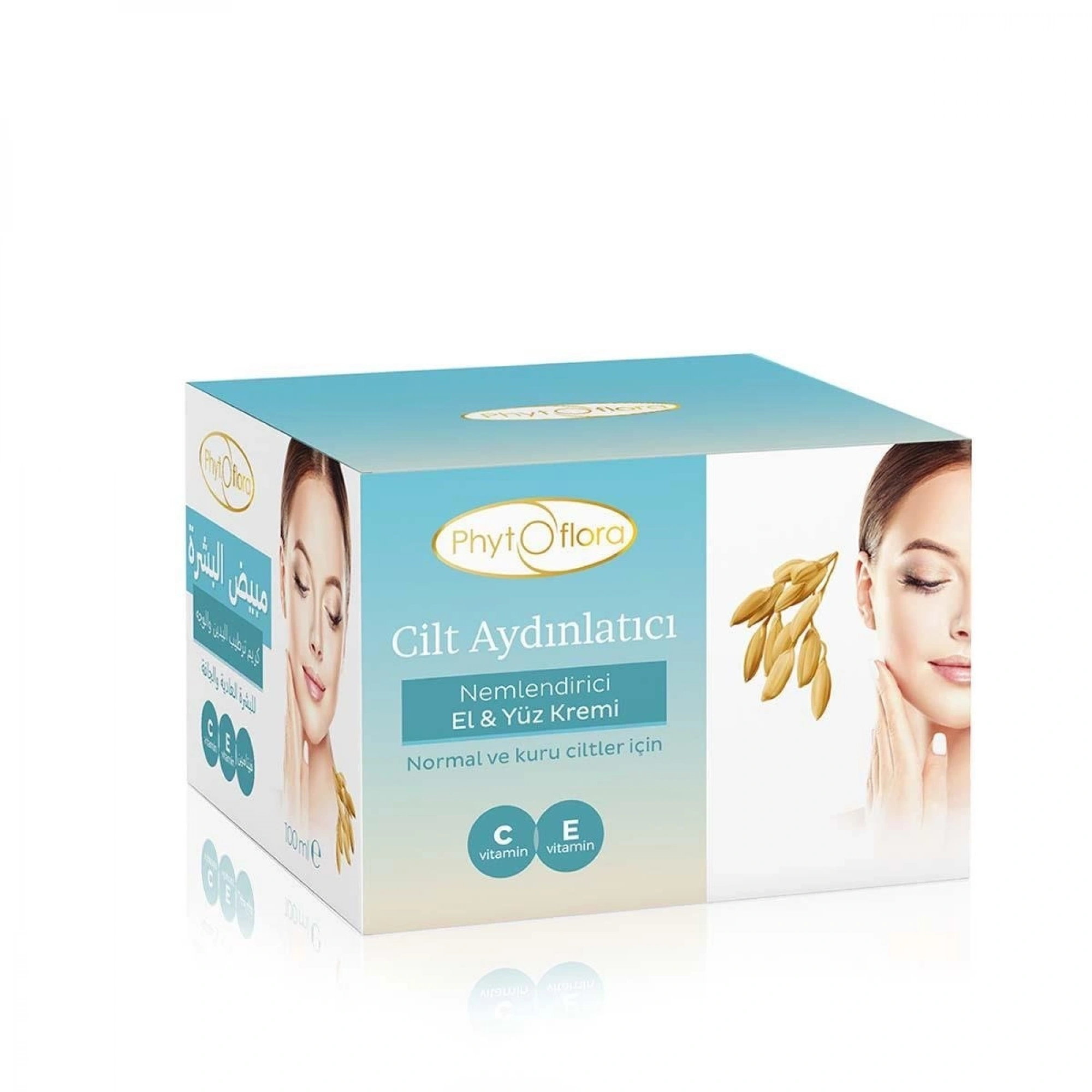 Phytoflora Cilt Aydınlatıcı ve Nemlendirici El ve Yüz Kremi - Eşit Ton Görünümü 100 Ml