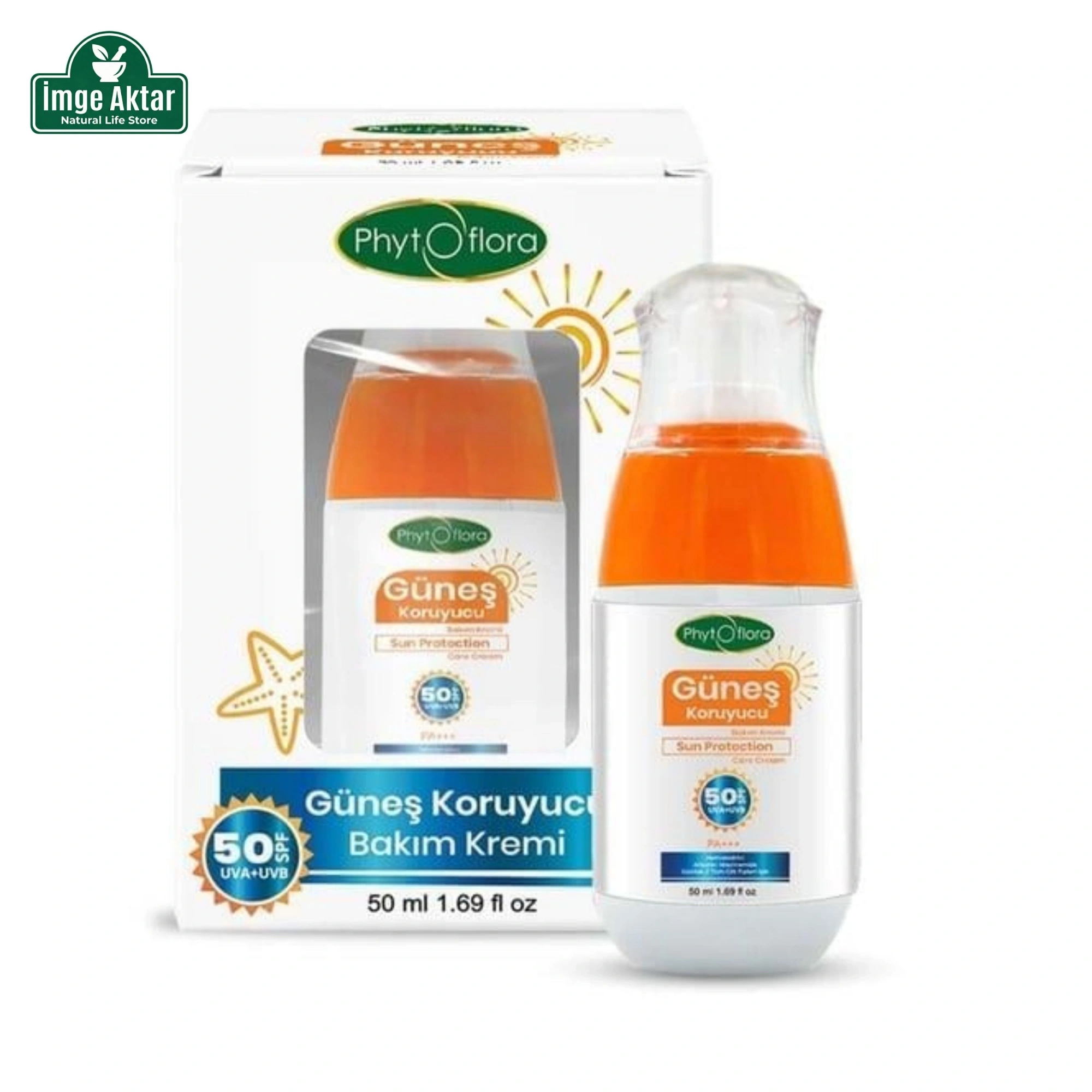 Phytoflora Güneş Kremi Spf 50+ - Leke Karşıtı ve Yüksek Koruma 50 Ml