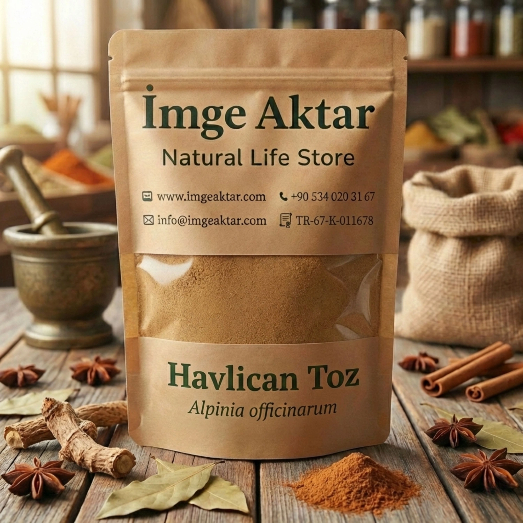 Havlıcan Toz 100g