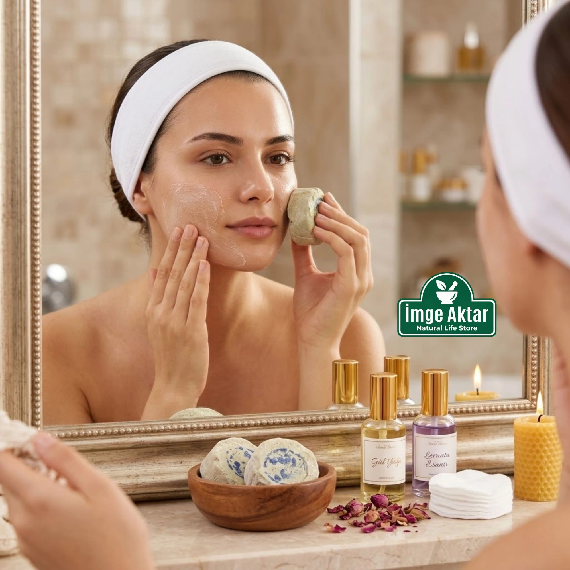 Orijinal Mühürlü Ruşur Taşı (Sefidab) 12 Adet Doğal Peeling