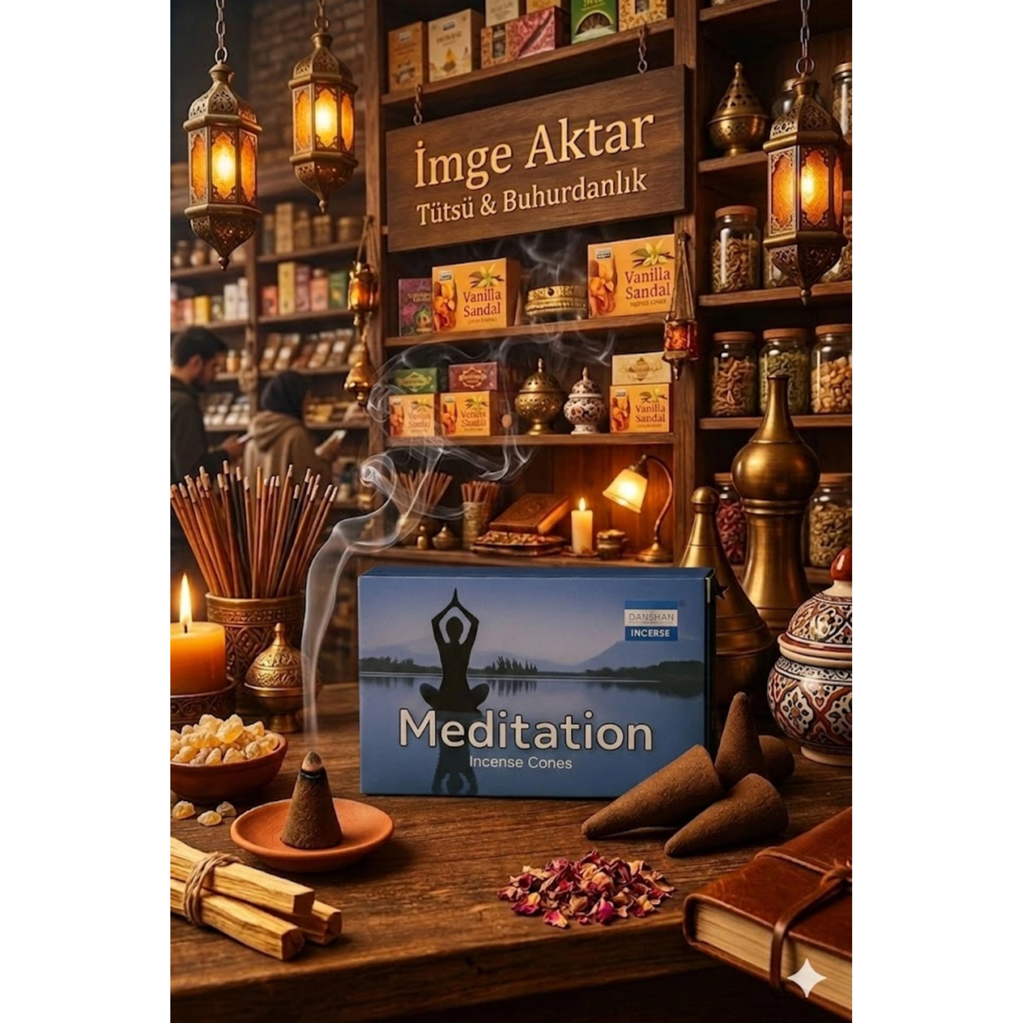 Darshan Meditasyon (Meditation) Konik Tütsü 10 Adet - Odaklanma ve Huzur