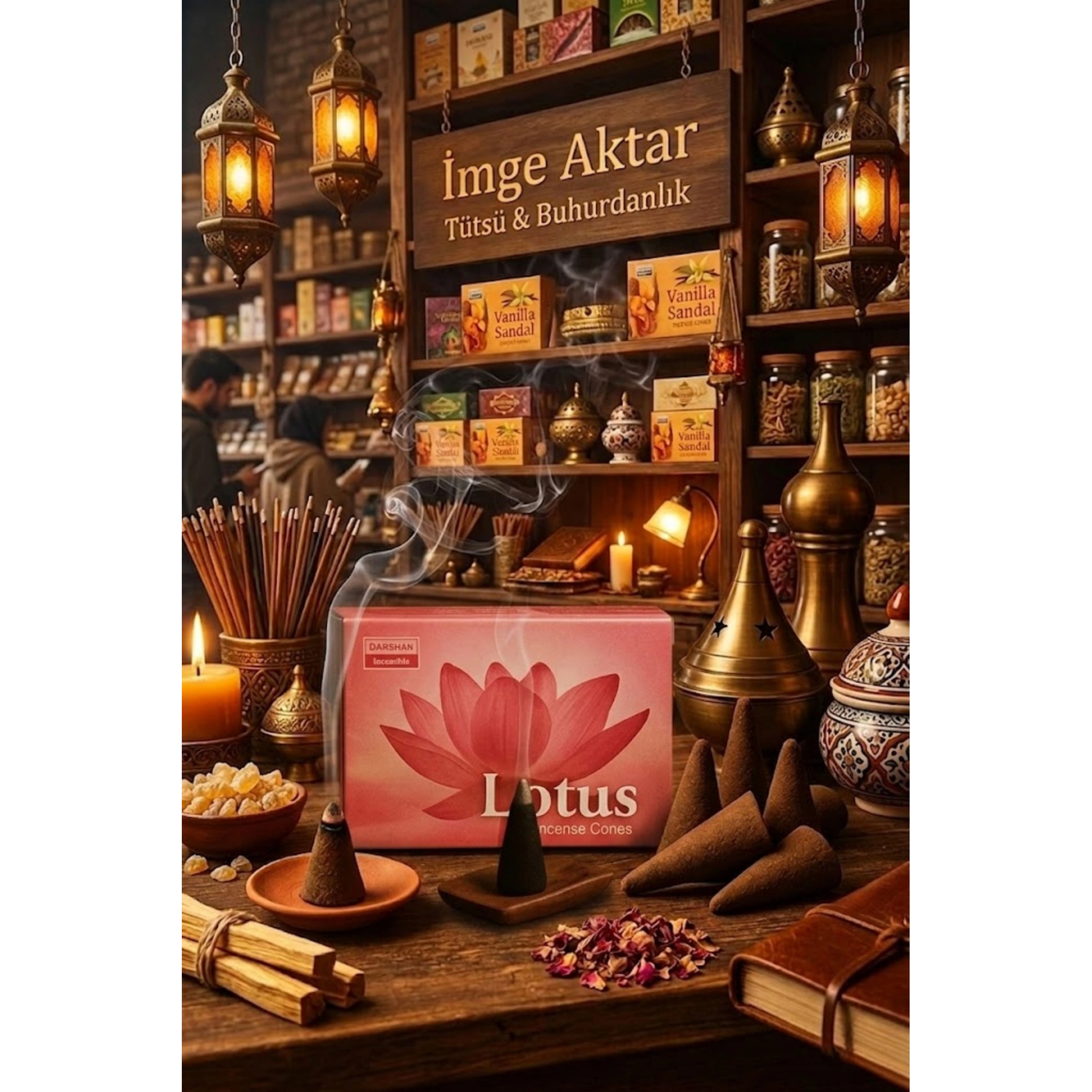 Darshan Lotus Konik Tütsü 10 Adet