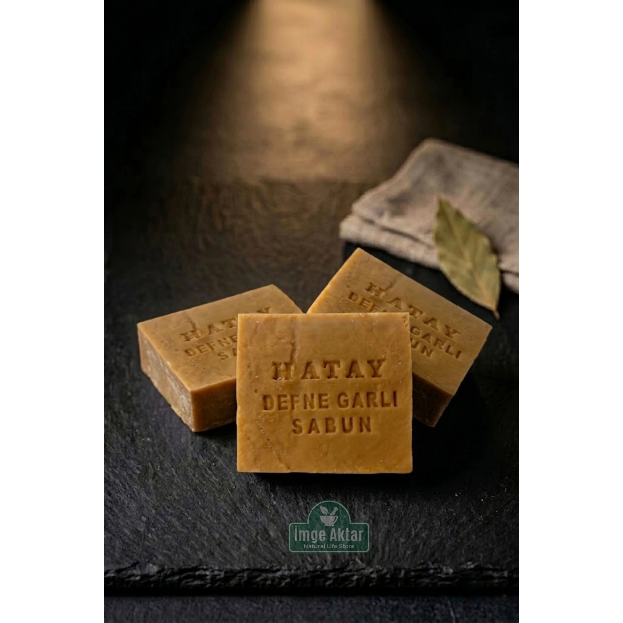 Hatay Defne Garlı Sabun 3 Adet (3x120 gr)