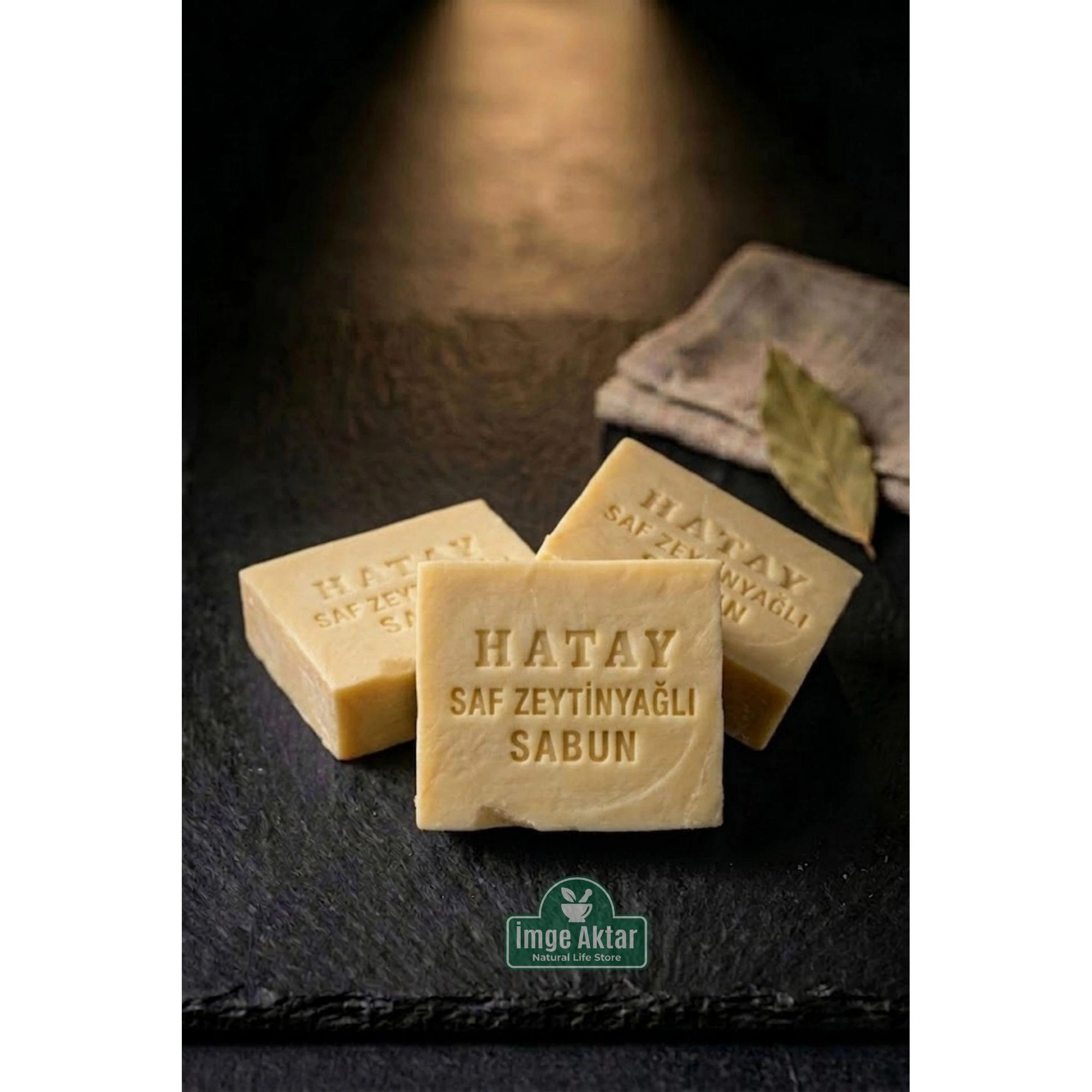 Hatay Saf Zeytinyağlı Sabun 3 Adet (3x120 gr)