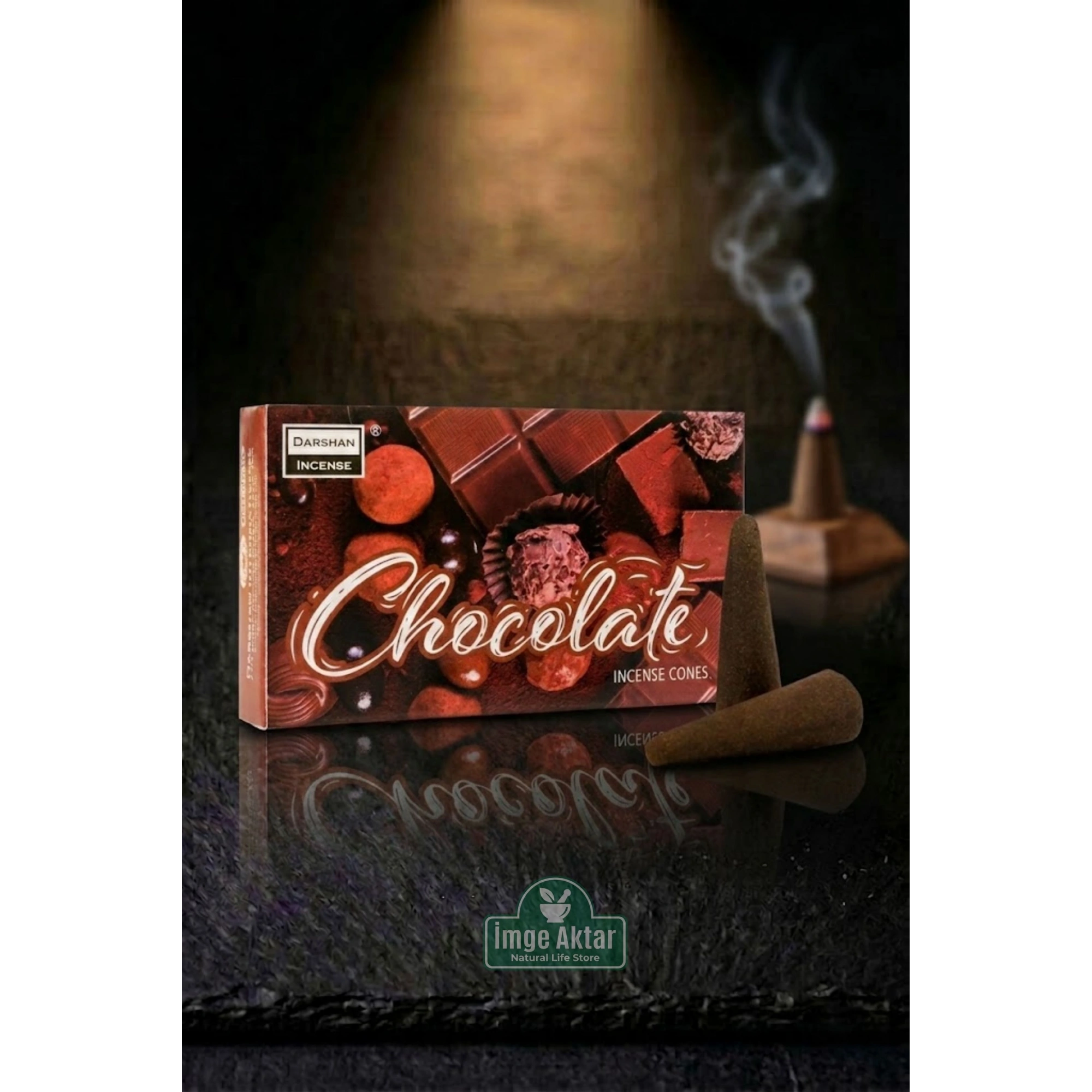 Darshan Çikolata Konik Tütsü 10 Adet