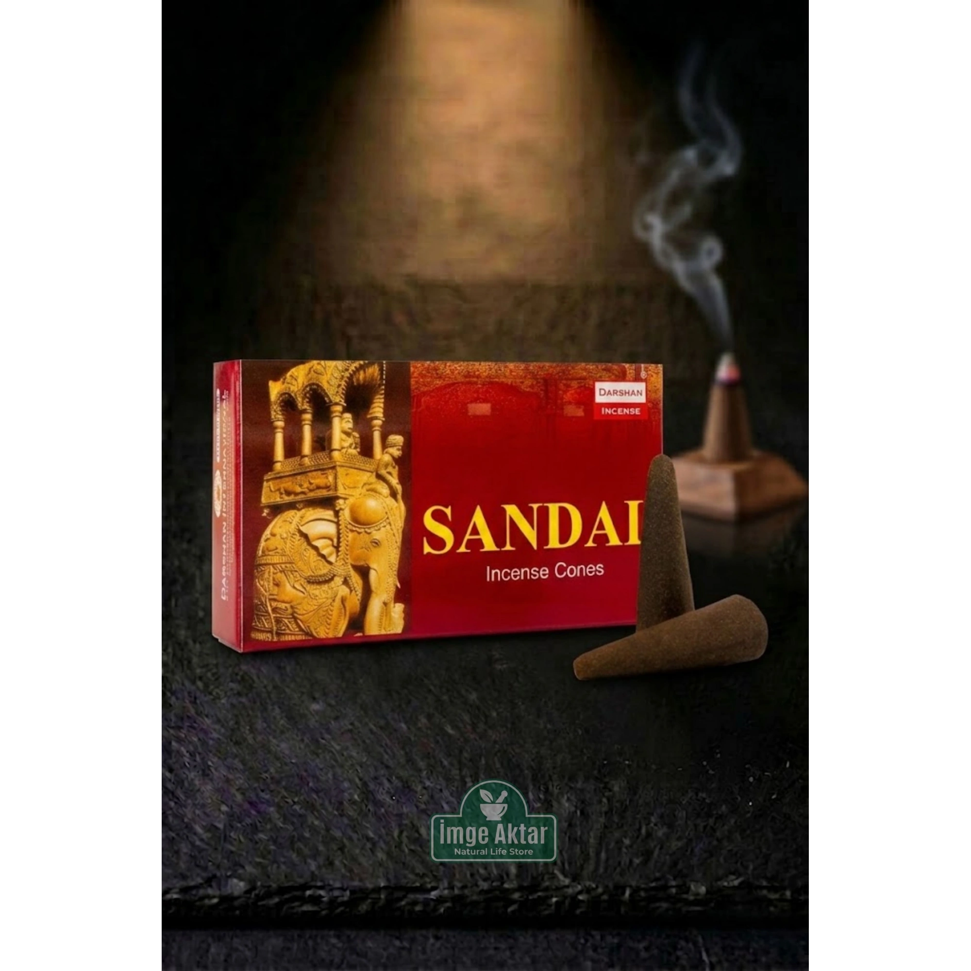 Darshan Sandal Konik Tütsü 10 Adet