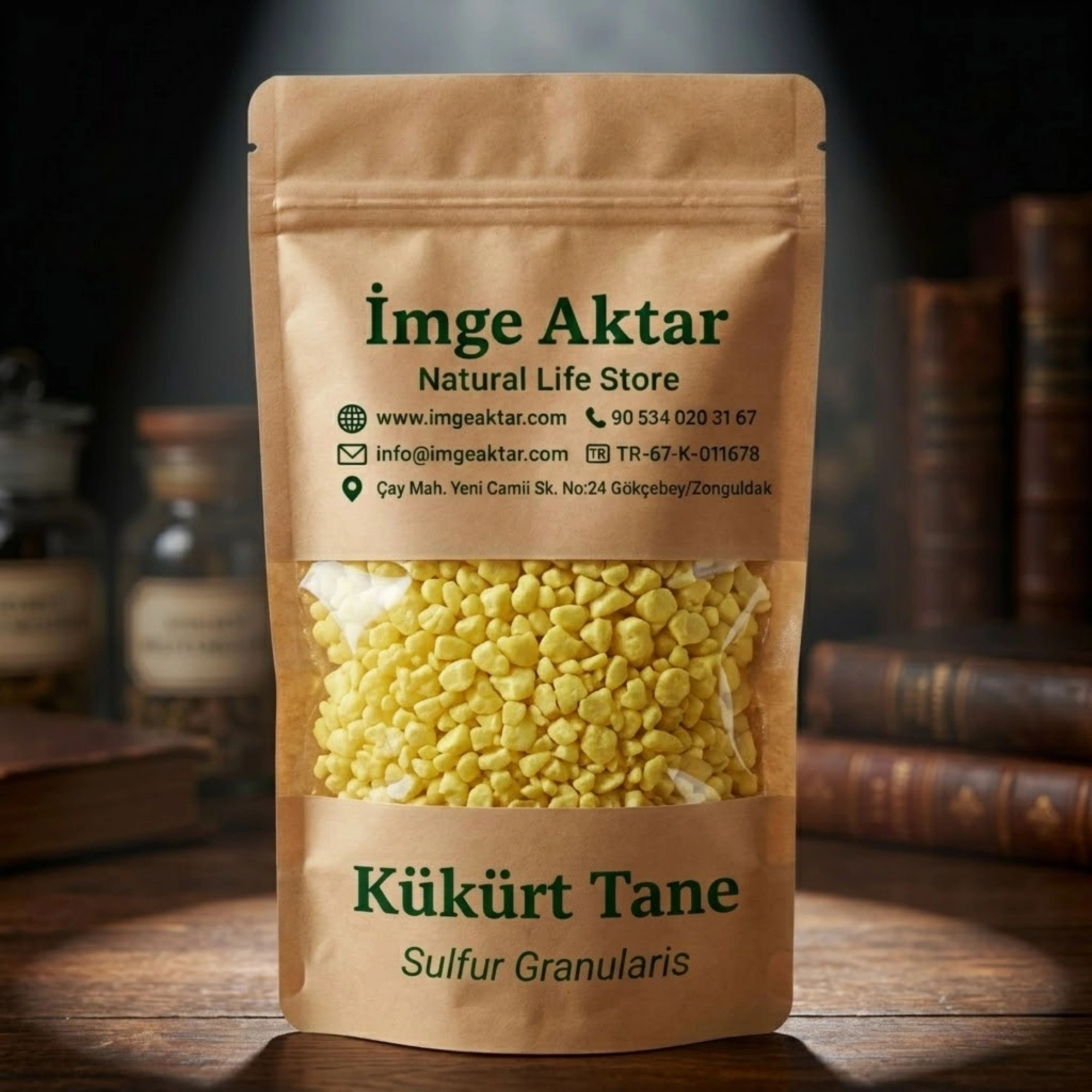 Kükürt Tane (Taş Kükürt) 250g