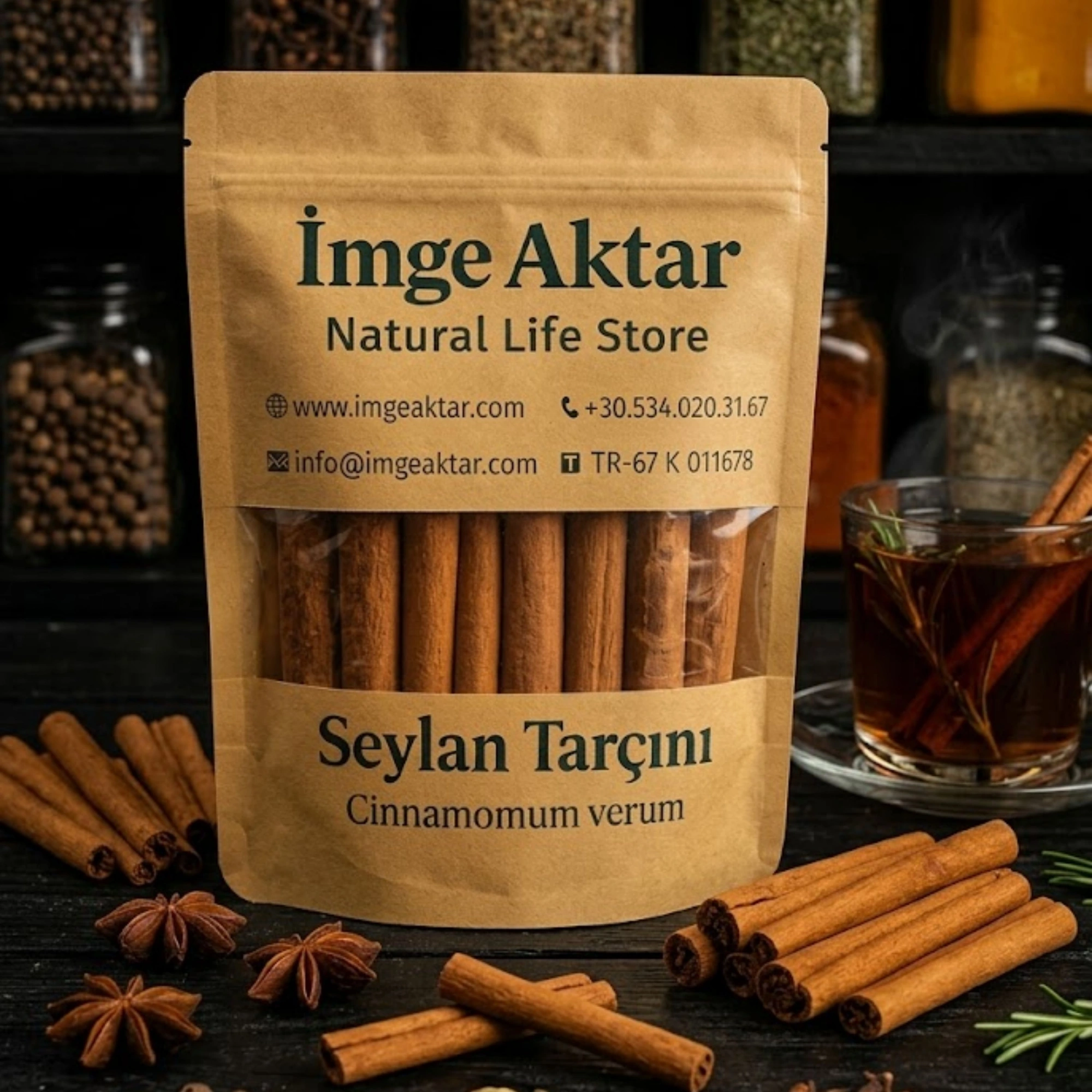 Seylan Tarçını - Sri Lanka Tarçını - Gerçek Tarçın 40g