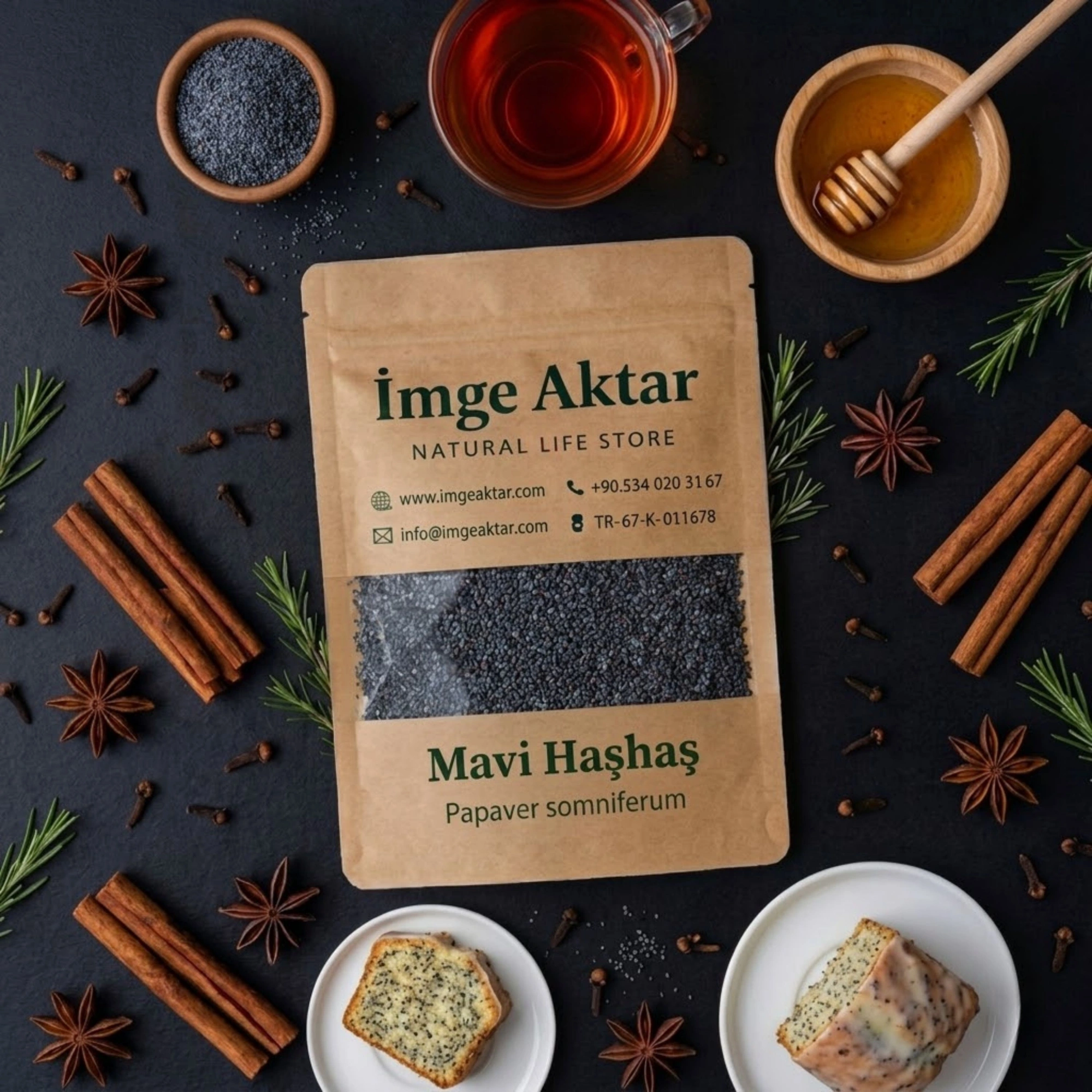 Mavi Haşhaş 100g