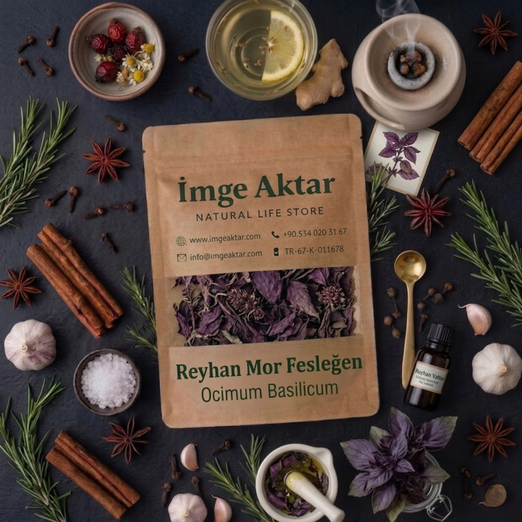 Reyhan - Mor Fesleğen 50g