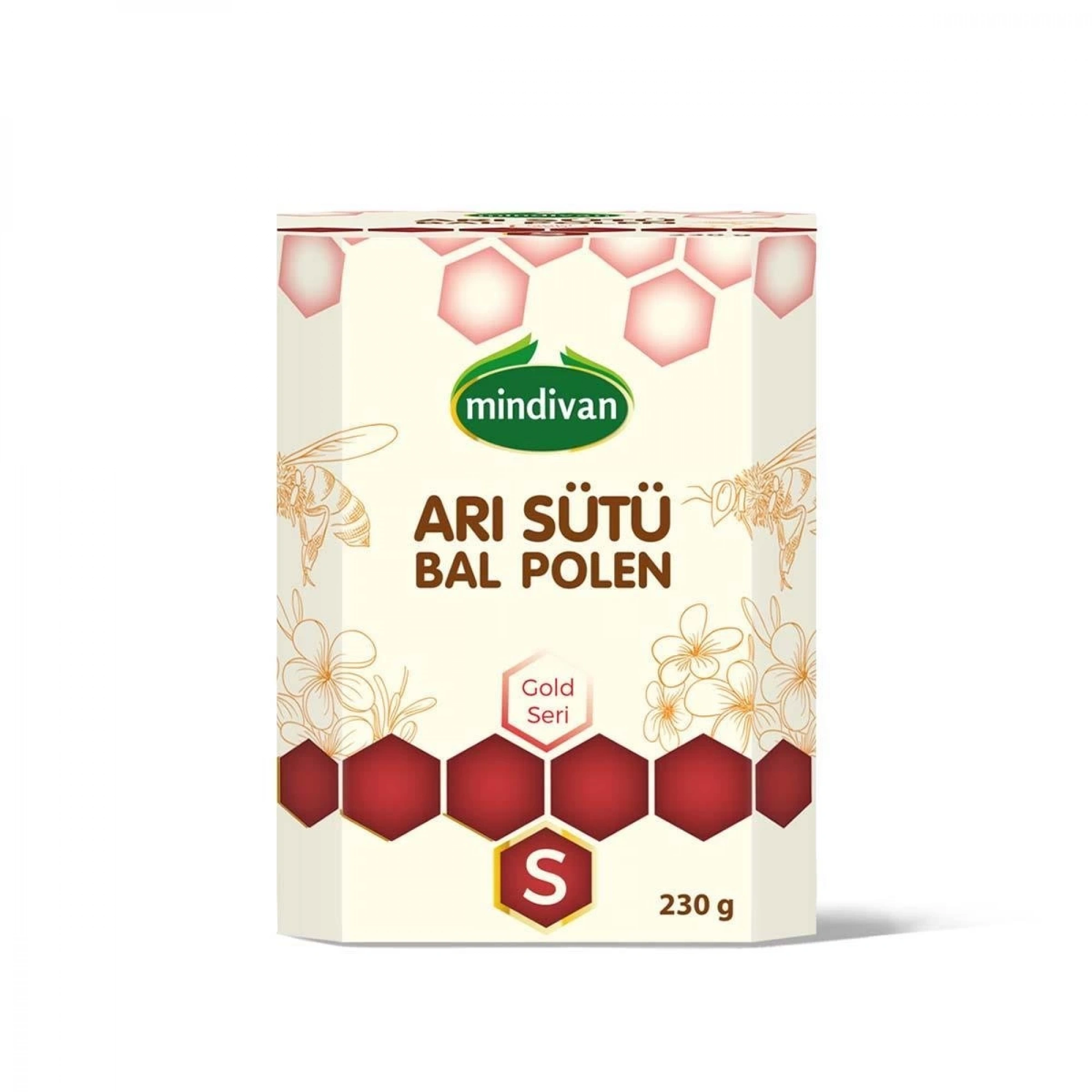 Mindivan Arı Sütü Bal Polen (Süper) 230g