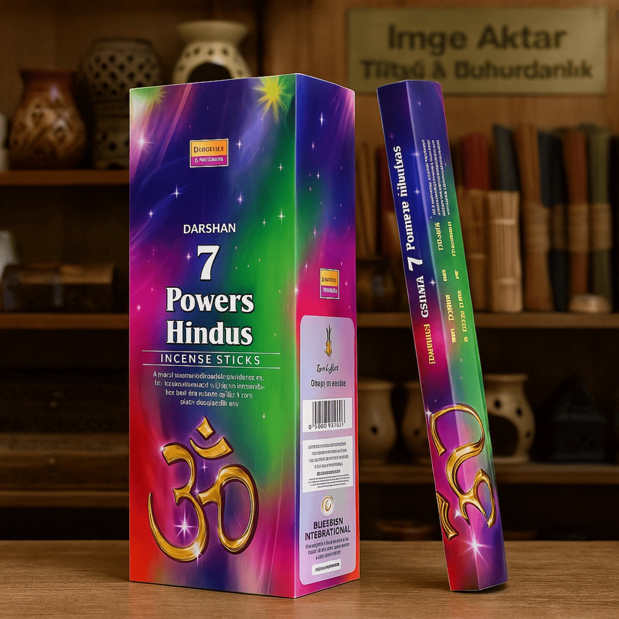 Darshan Incense 7 Powers Hindus 20li Çubuk Tütsü