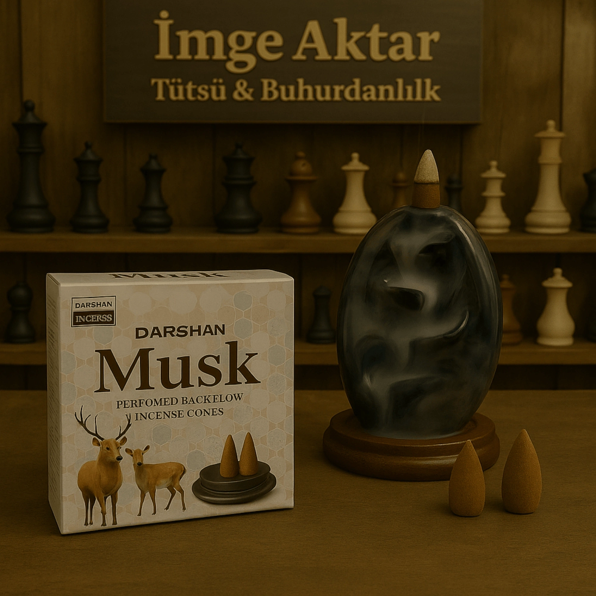 Darshan Misk (Musk) Geri Akış Tütsü (10 Adet)