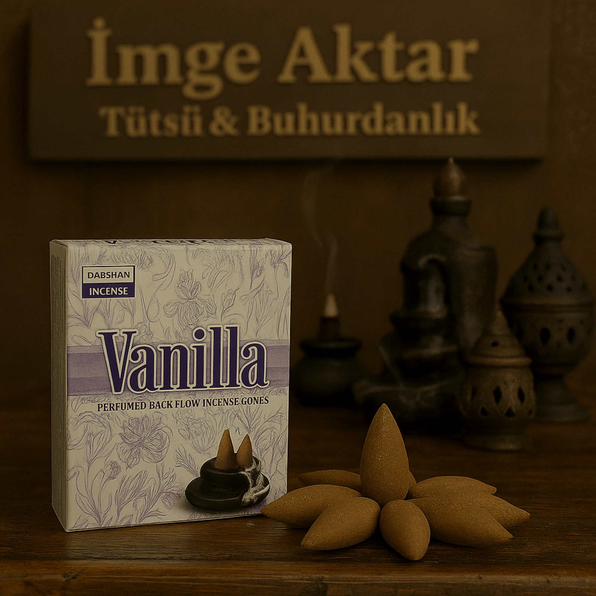 Darshan Vanilya (Vanilla) Geri Akış Tütsü (10 Adet)