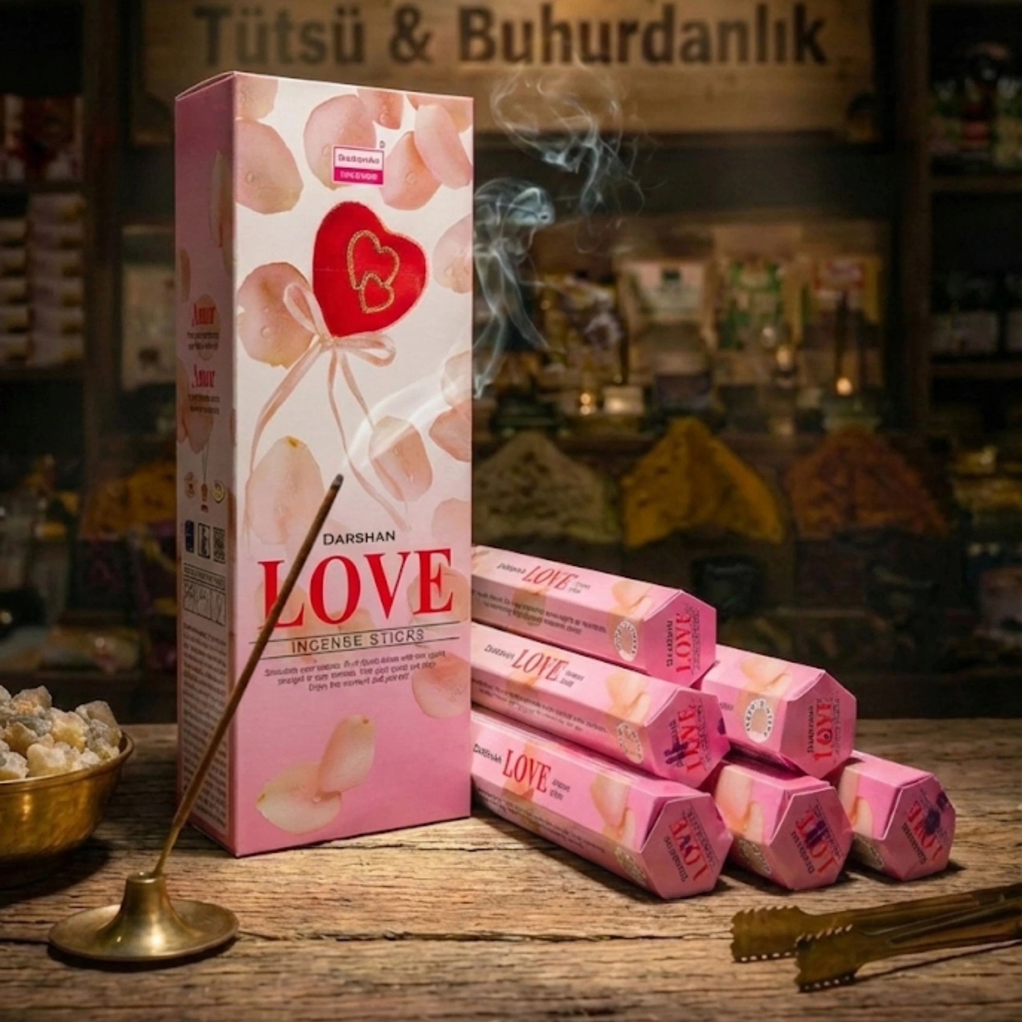 Darshan Love (Aşk) Çubuk Tütsü (20li Paket) - Romantik ve Çiçeksi