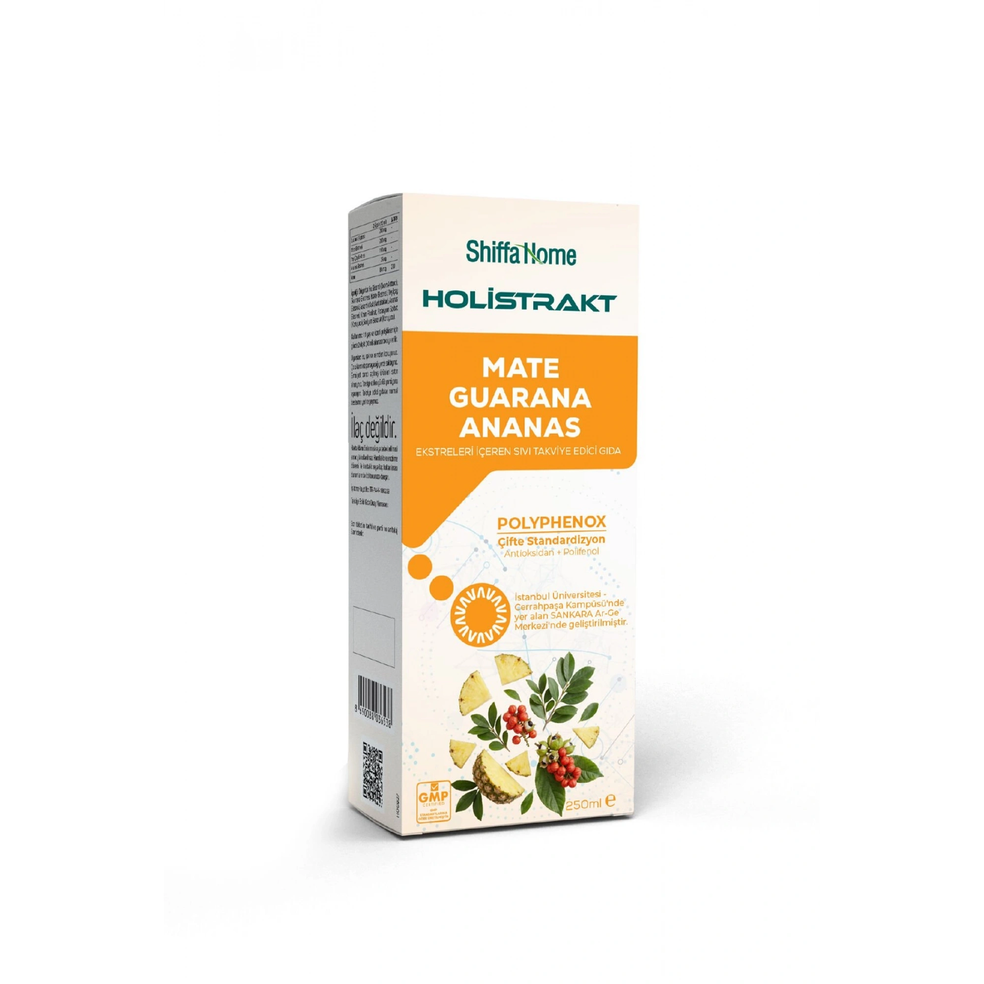 Shiffa Home Guarana, Mate, Yeşil Çay ve Ananas İçeren Sıvı Ekstrakt 250 ML