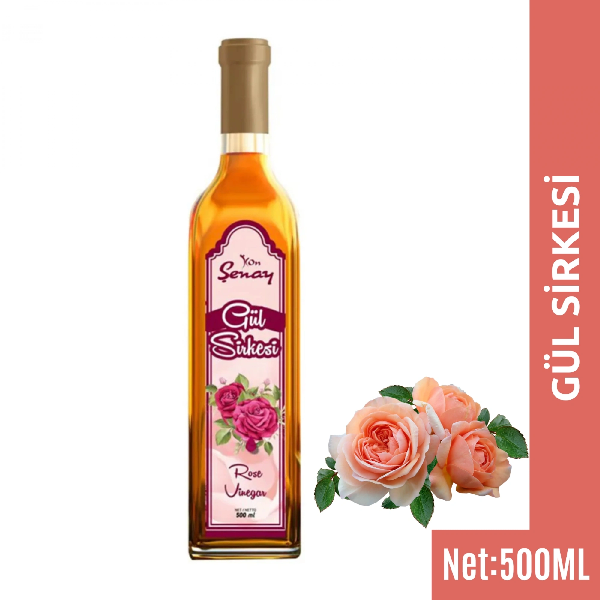 Gül Sirkesi 500 Ml