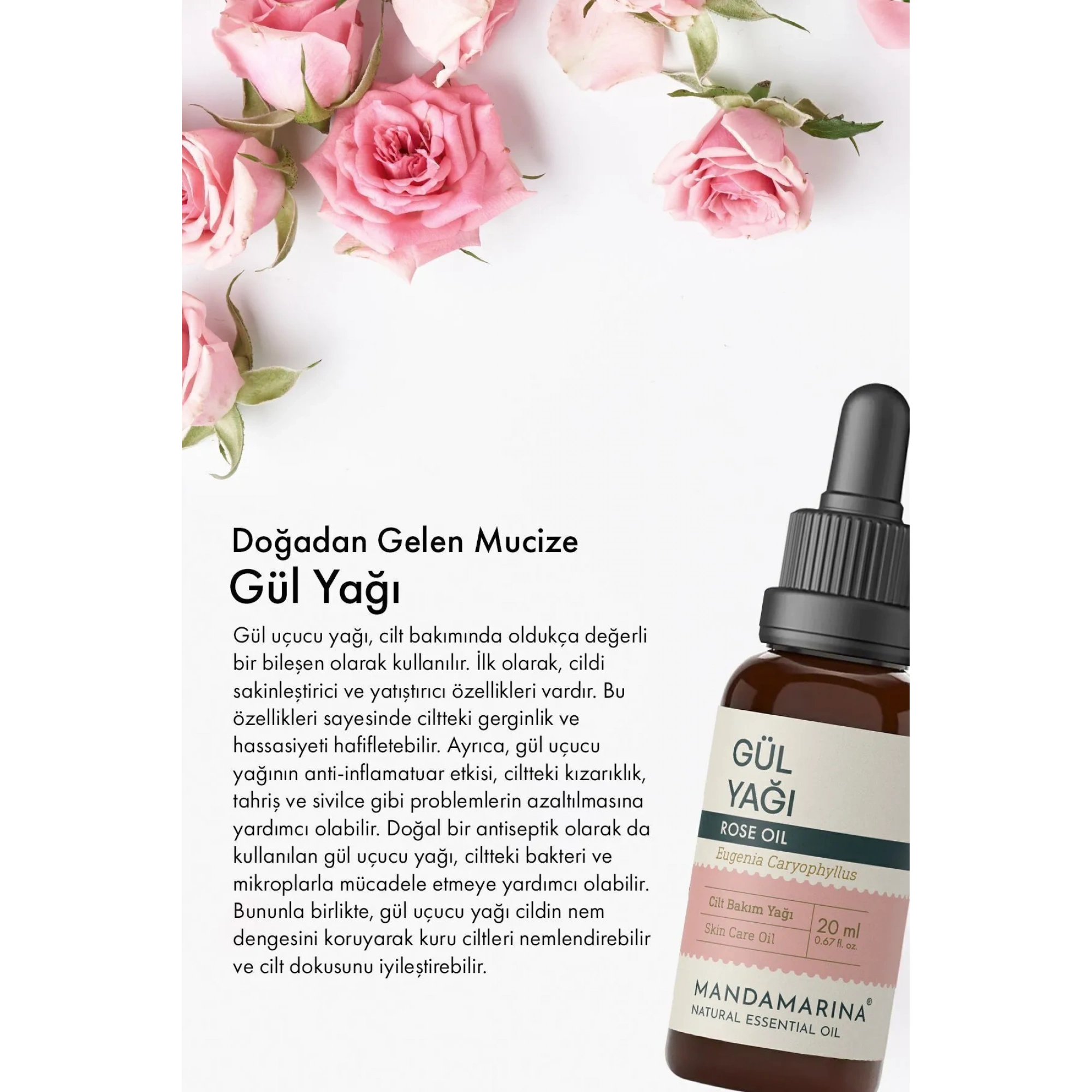 Gül Yağı 20 ML