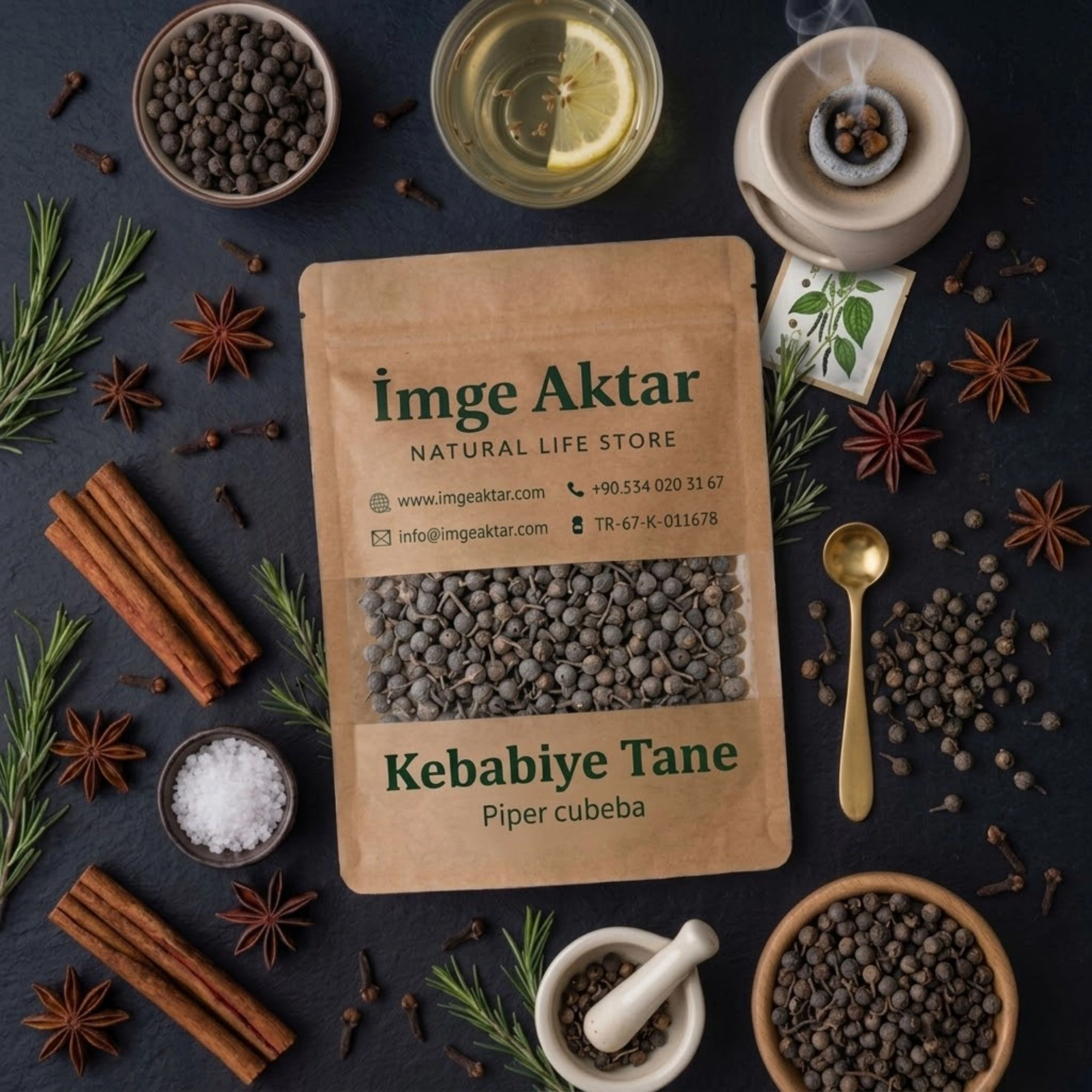 Kebabiye Piper Cubeba Tane 25g