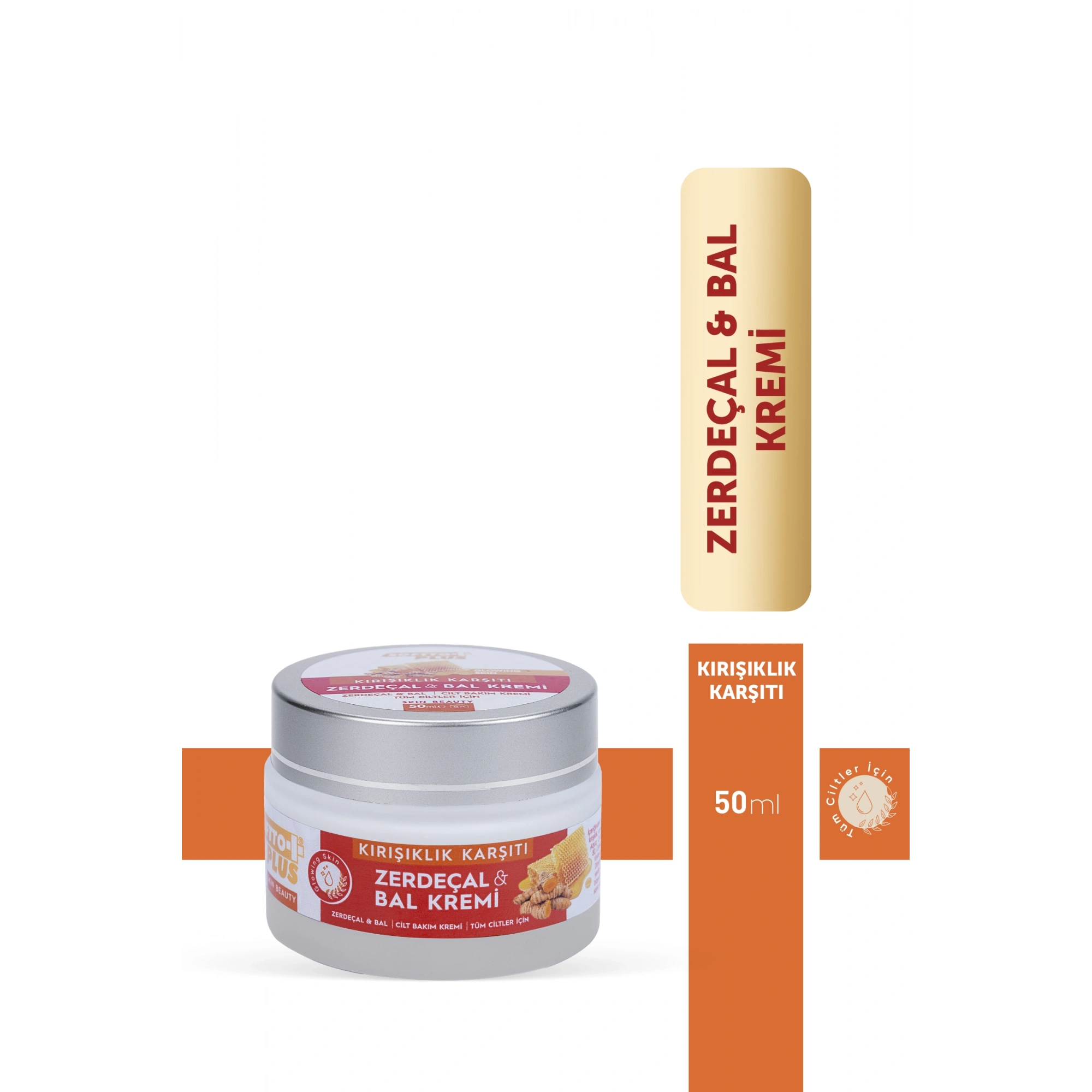 Softto Plus Kırışıklık Karşıtı Zerdeçal-Bal Krem 100 Ml