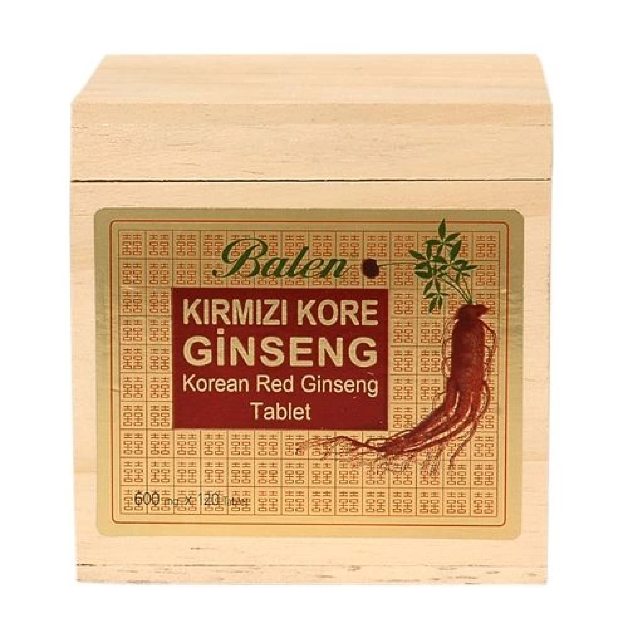 Kırmızı Kore Ginsengi Ekstraktı 120 Tablet