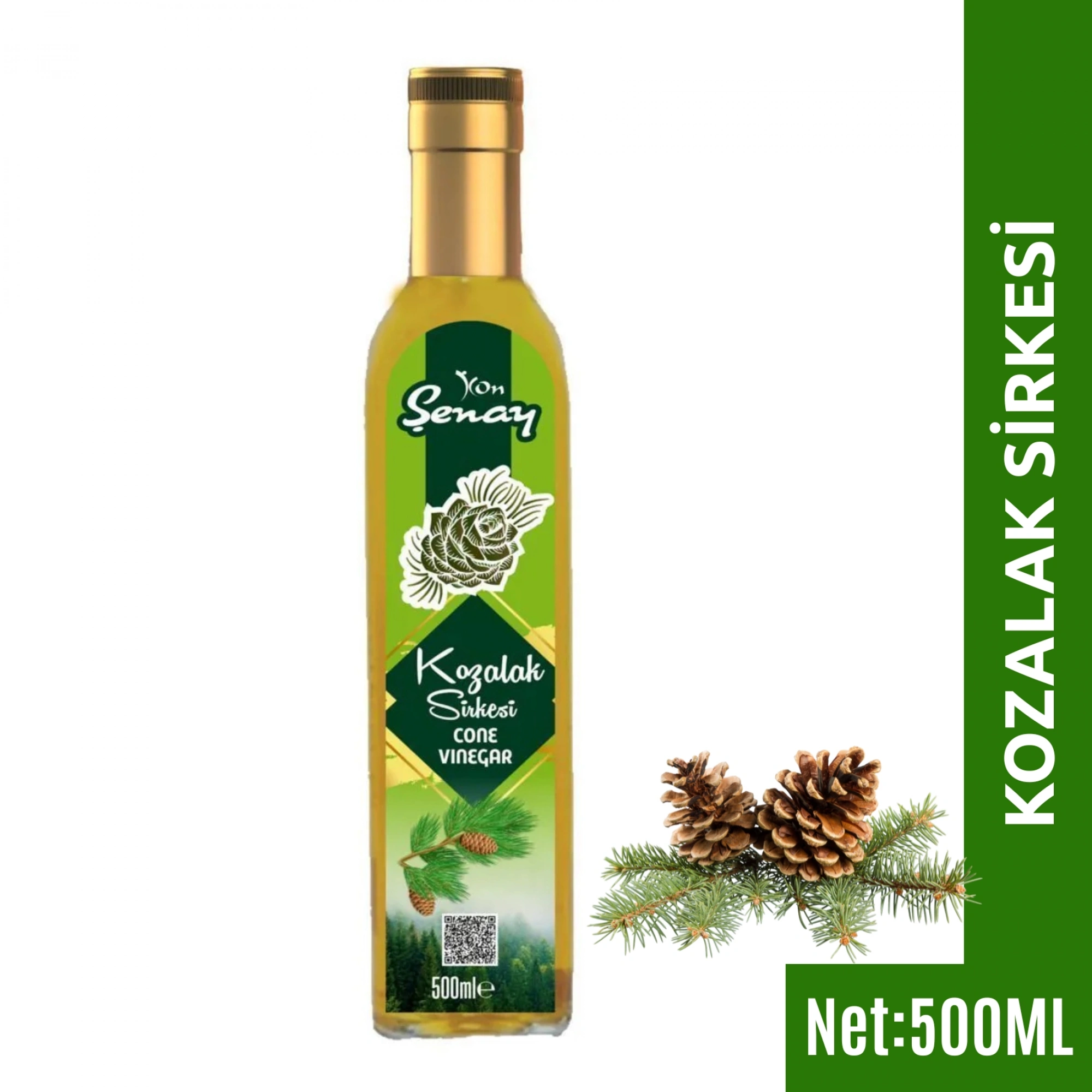 Kozalak Sirkesi 500 Ml