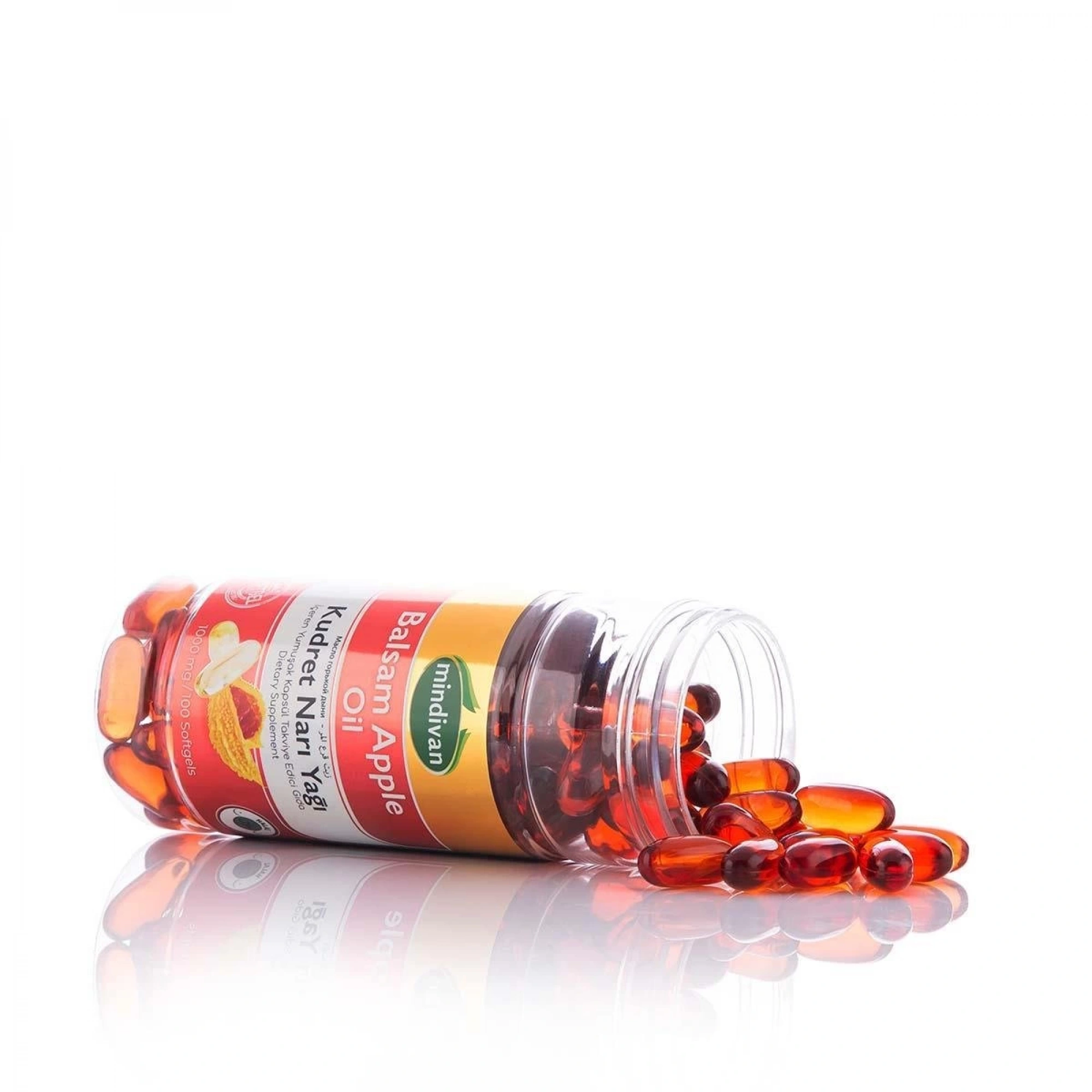 Mindivan Kudret Narı Yağı Softjel Kapsül - 1000 Mg Yüksek Doz (100 Adet)