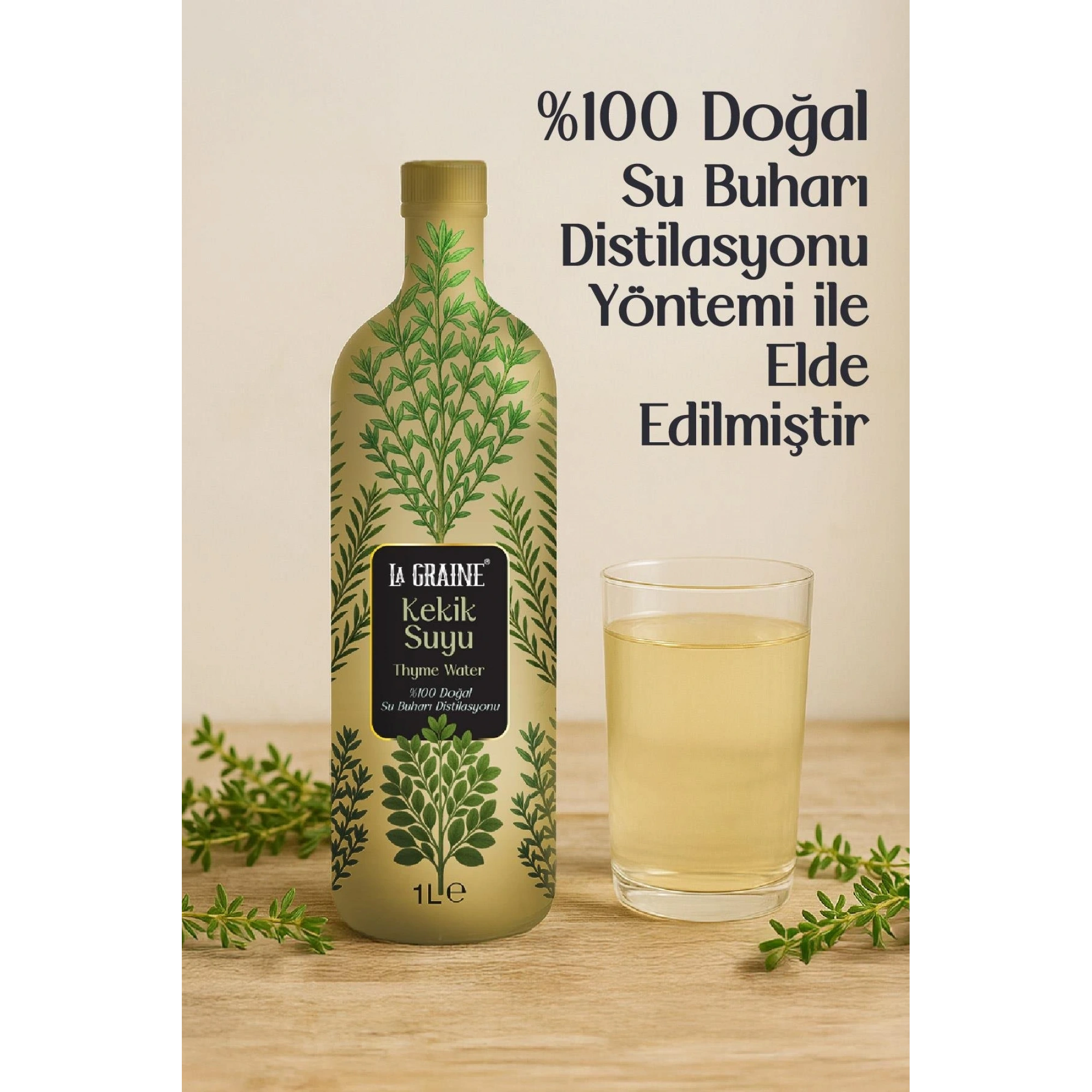 La Graine Kekik Suyu 1 Lt - Saf ve Doğal Aromatik Su