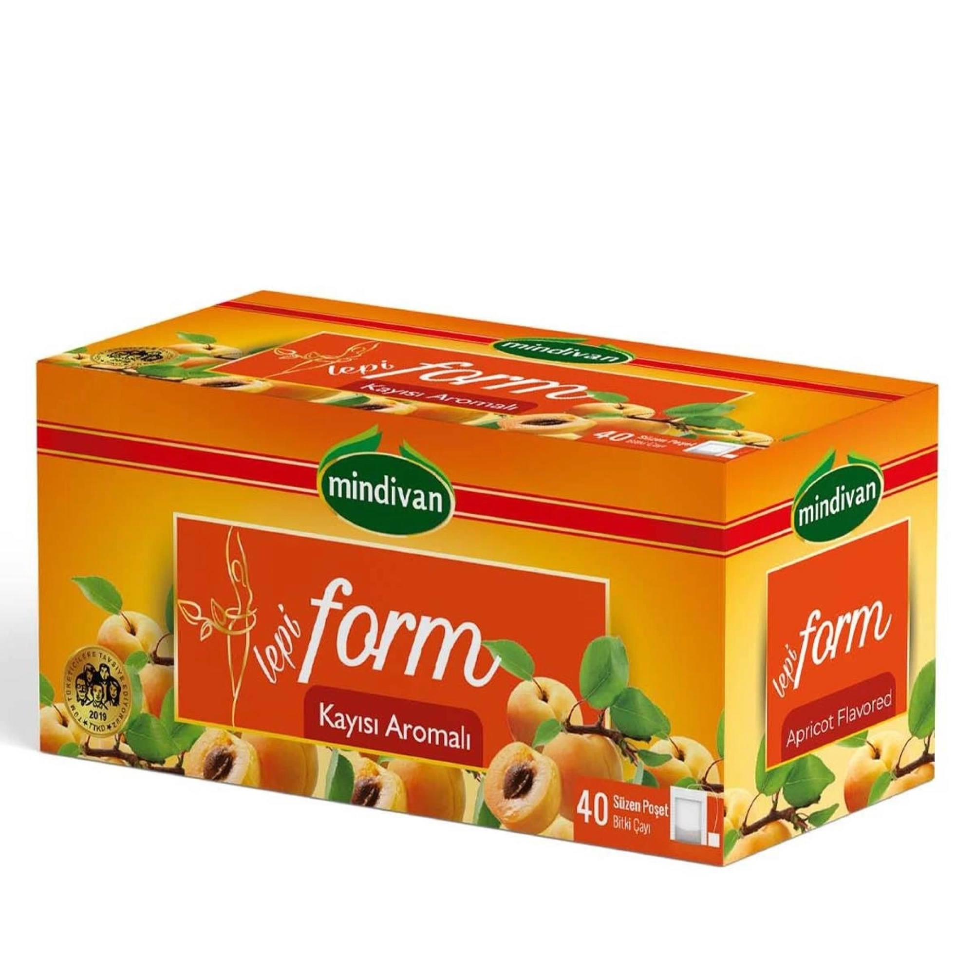 Lepi Form Kayısı Aromalı Çay 40lı ( Diet Destek Ürünü )