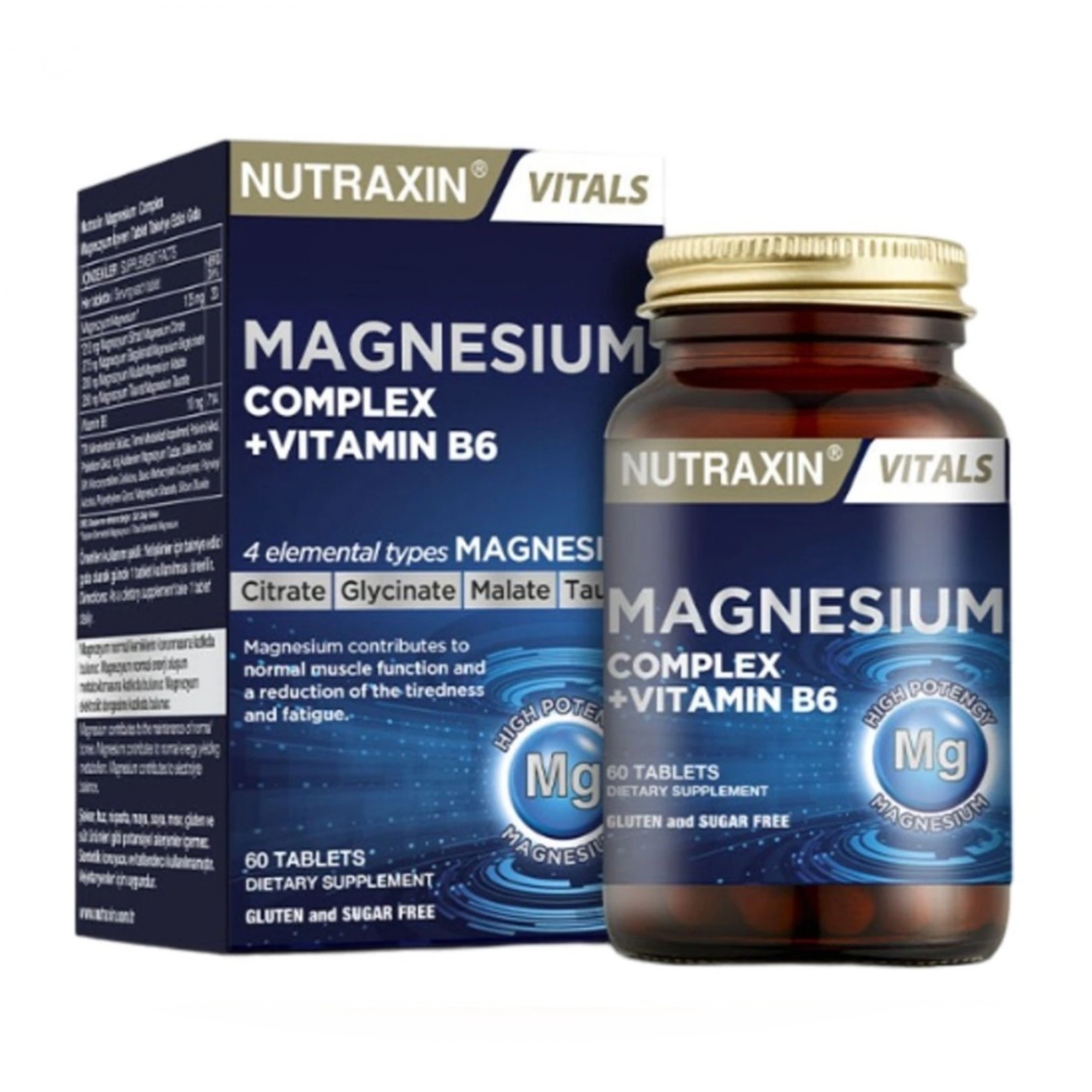 Nutraxin Magnezyum Complex 60 Tablet