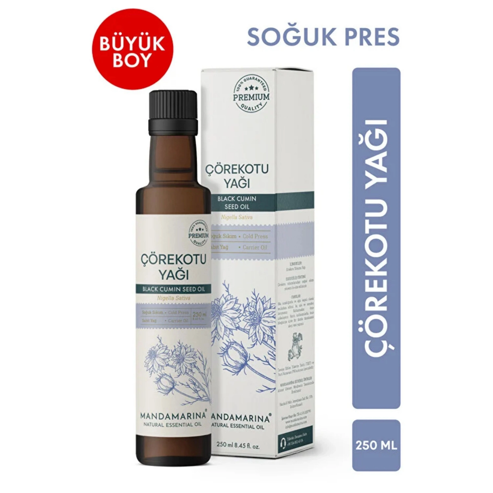 Mandamarina Çörek Otu Yağı 250 Ml