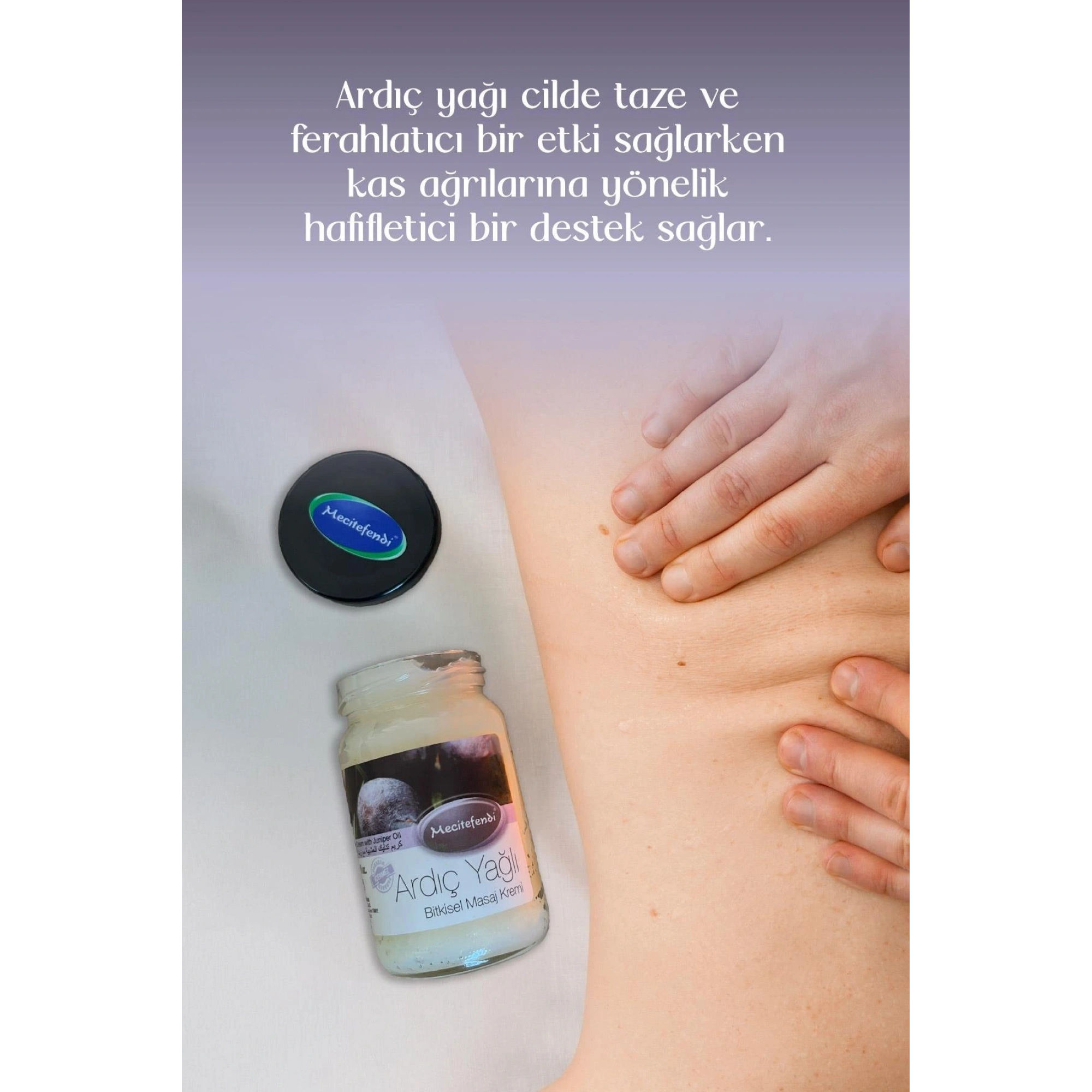 Mecitefendi Ardıç Yağlı Masaj Kremi 90 ml - Doğal ve Rahatlatıcı Etki