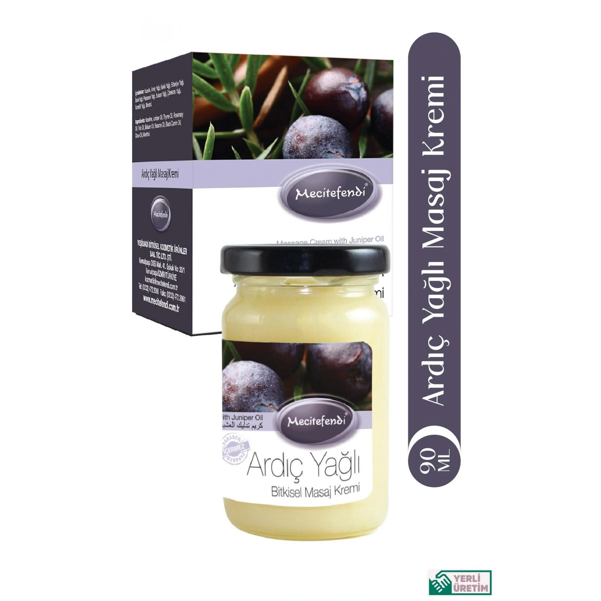 Mecitefendi Ardıç Yağlı Masaj Kremi 90 Ml