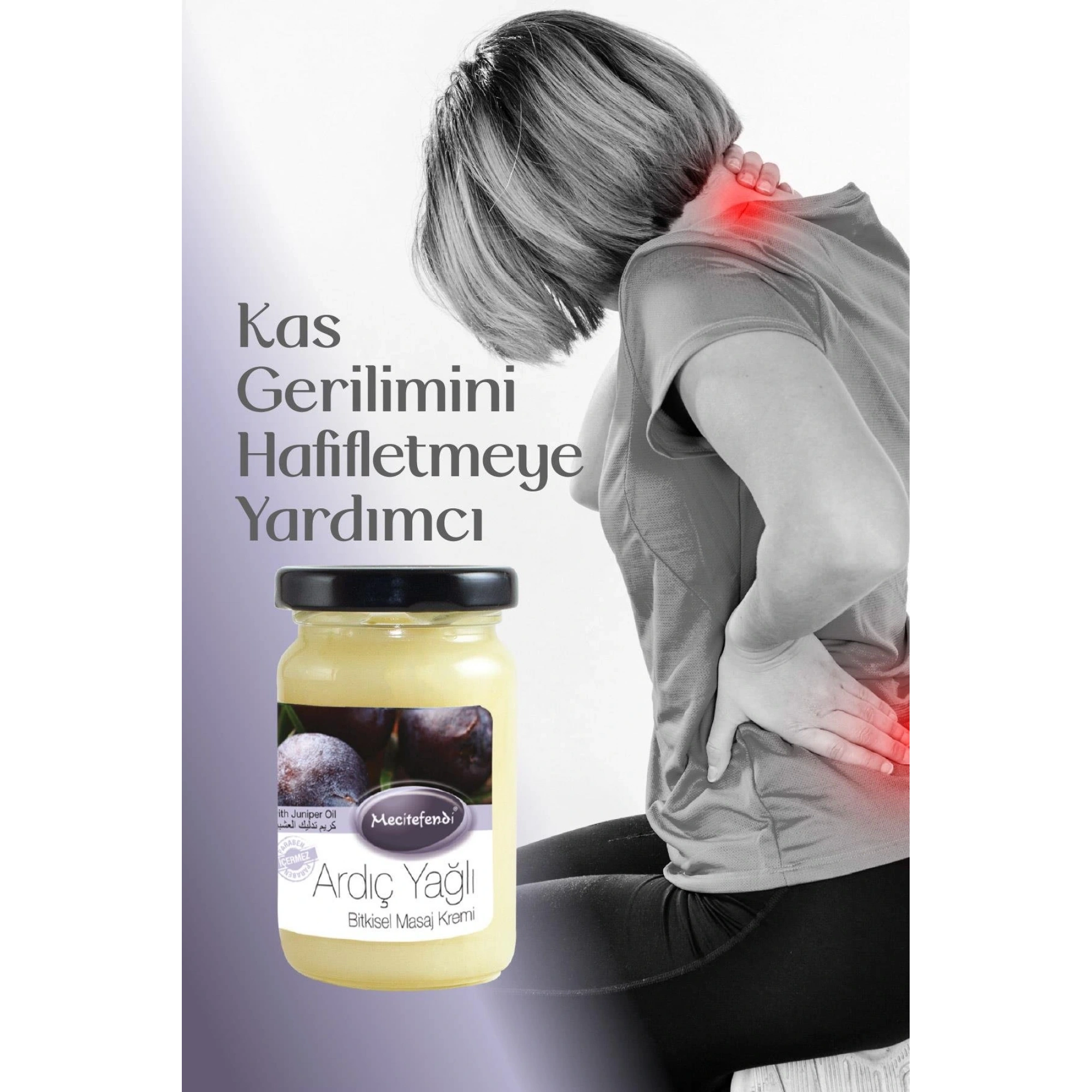 Mecitefendi Ardıç Yağlı Masaj Kremi 90 ml - Doğal ve Rahatlatıcı Etki